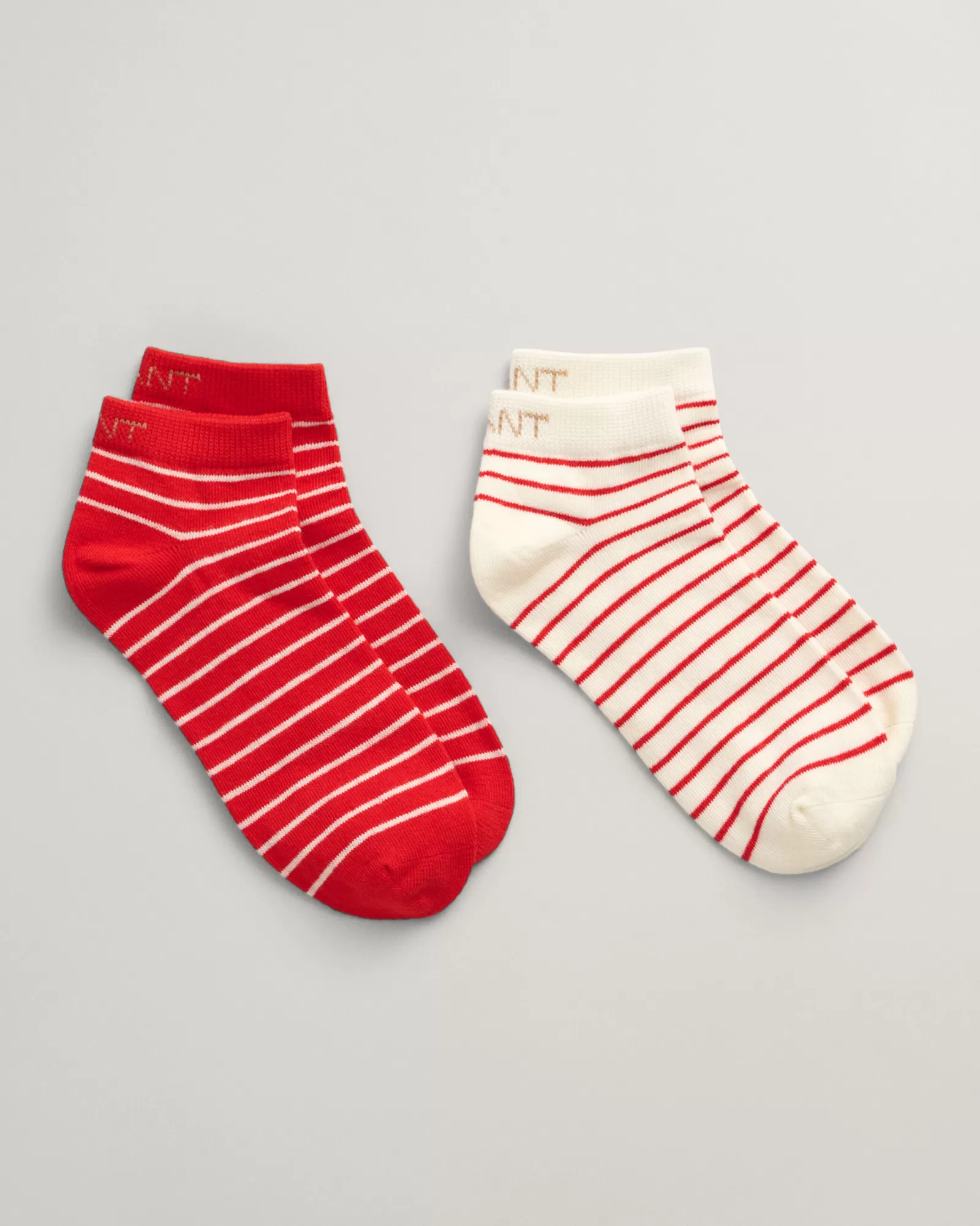 GANT 2-Pack Breton Striped Ankle Socks | Strumpor