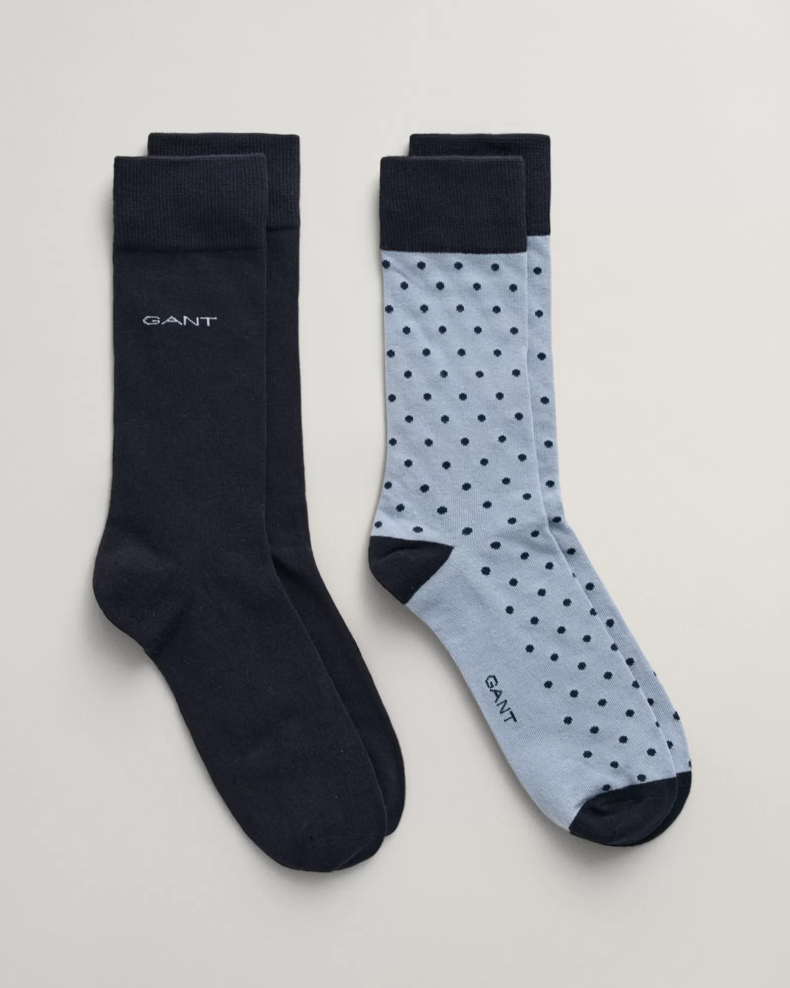 GANT 2-Pack Dot & Solid Socks | Strumpor