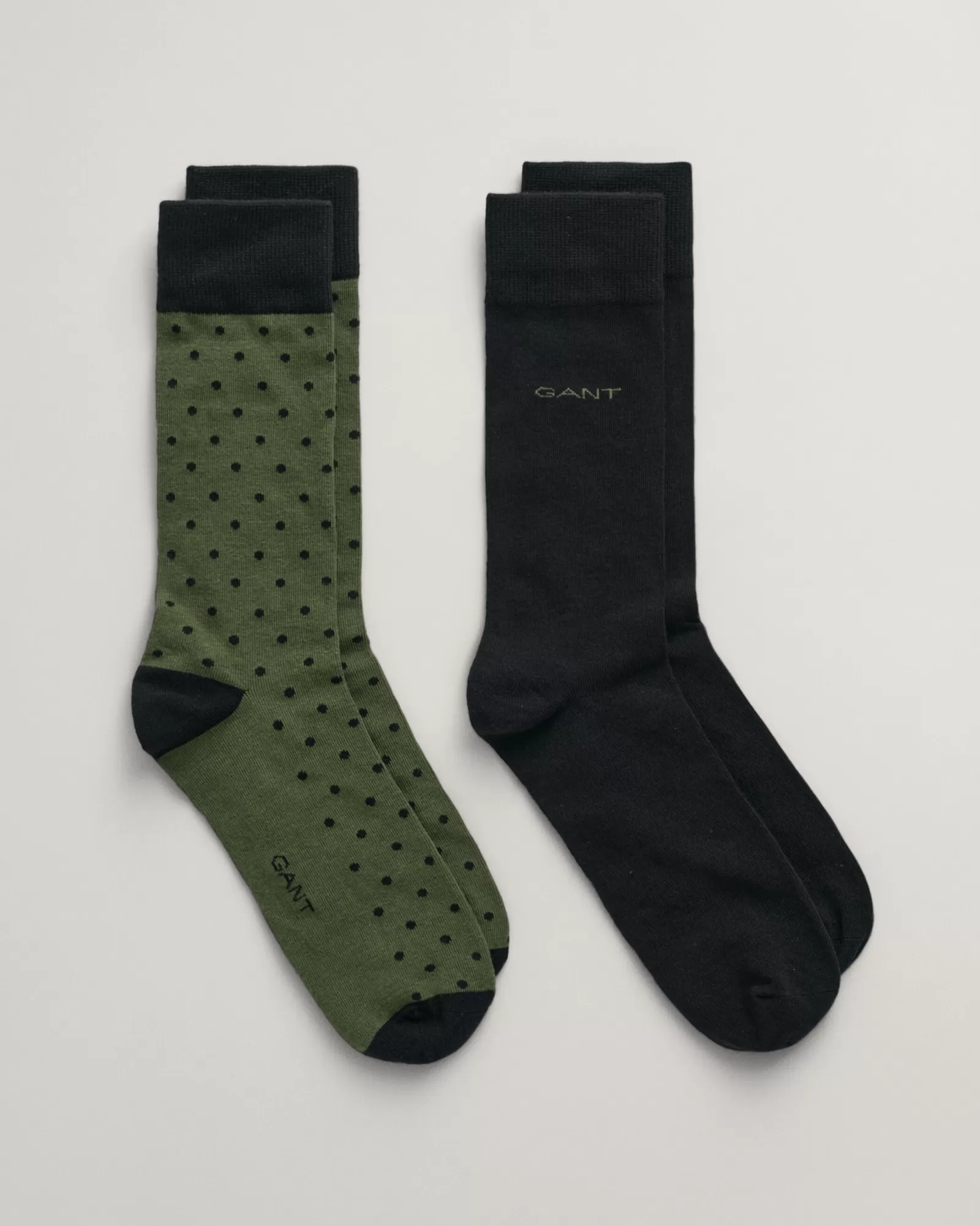 GANT 2-Pack Dot & Solid Socks | Strumpor