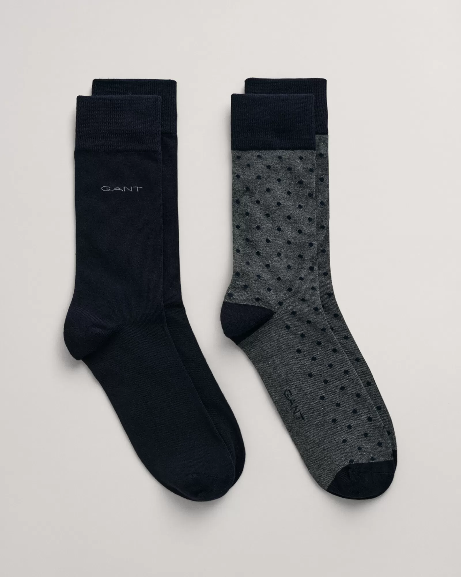 GANT 2-Pack Dot & Solid Socks | Strumpor