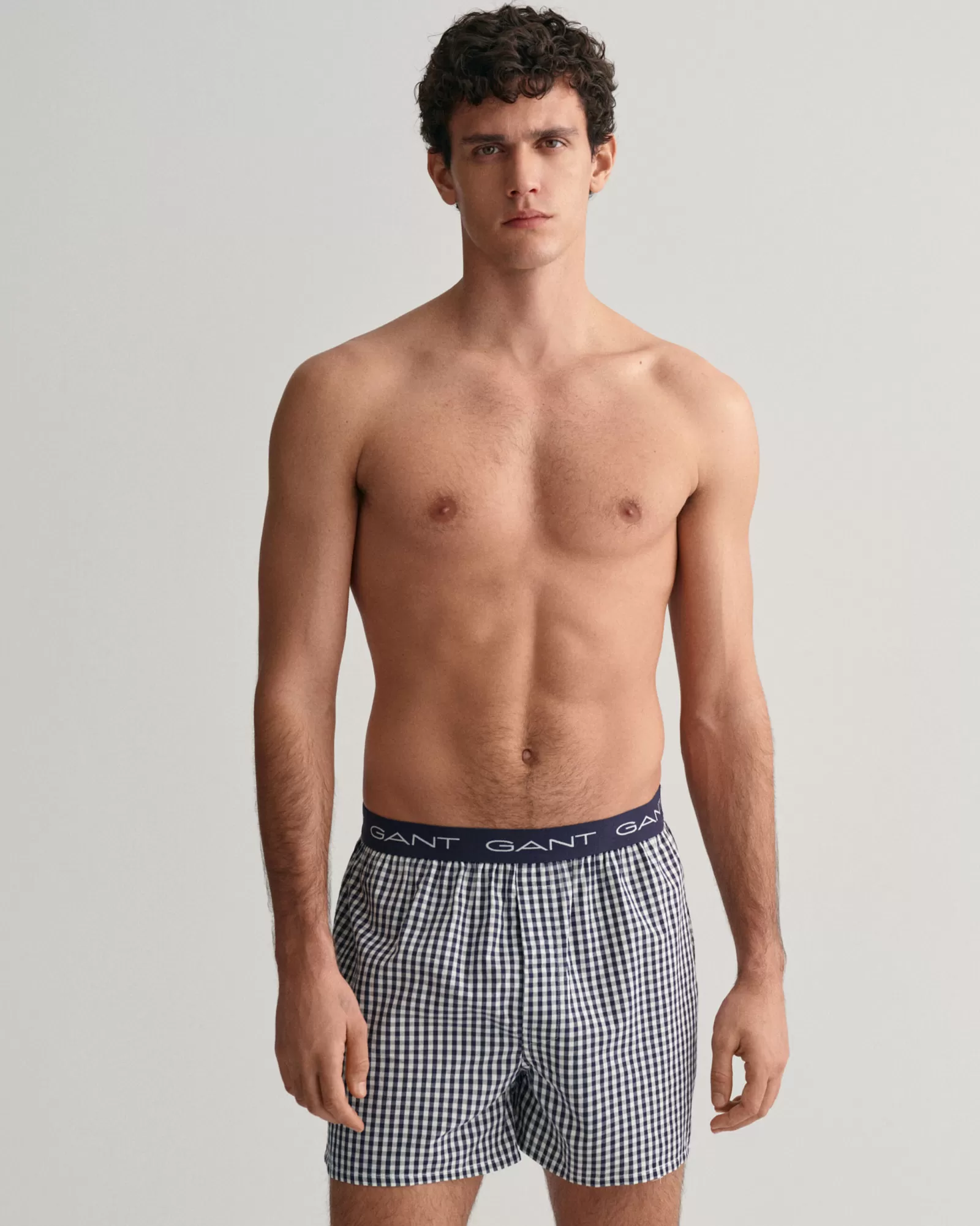 GANT 2-Pack Gingham And Striped Boxers | Underkläder