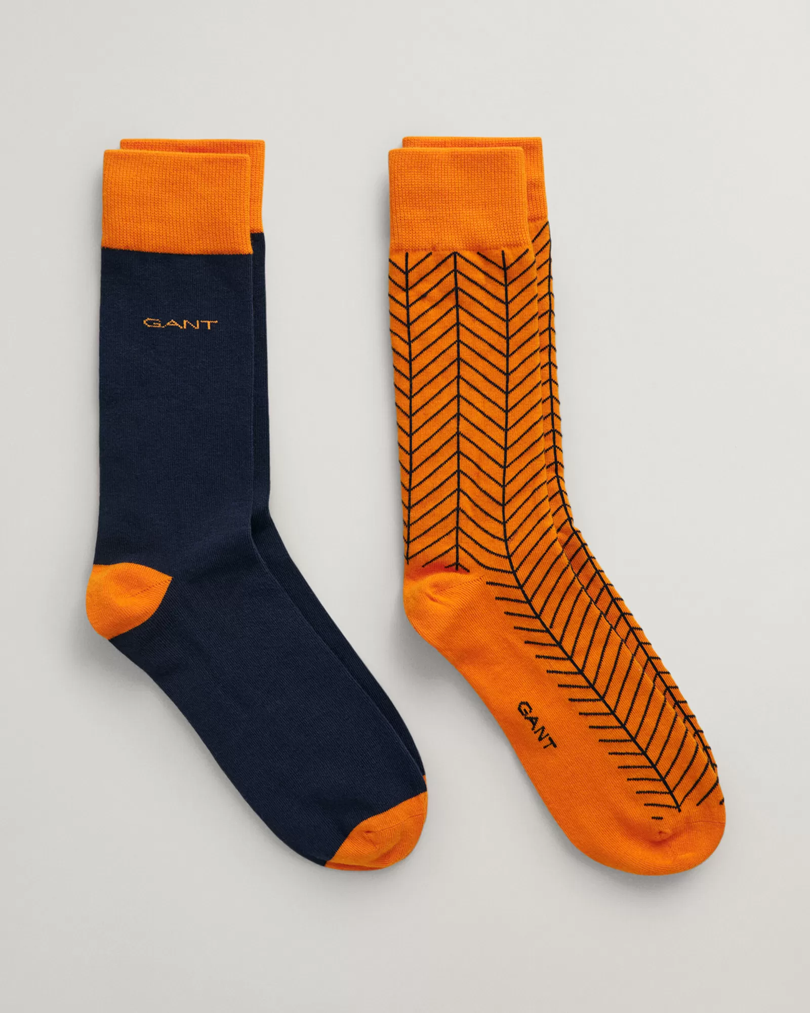 GANT 2-Pack Herringbone Patterned Socks | Strumpor