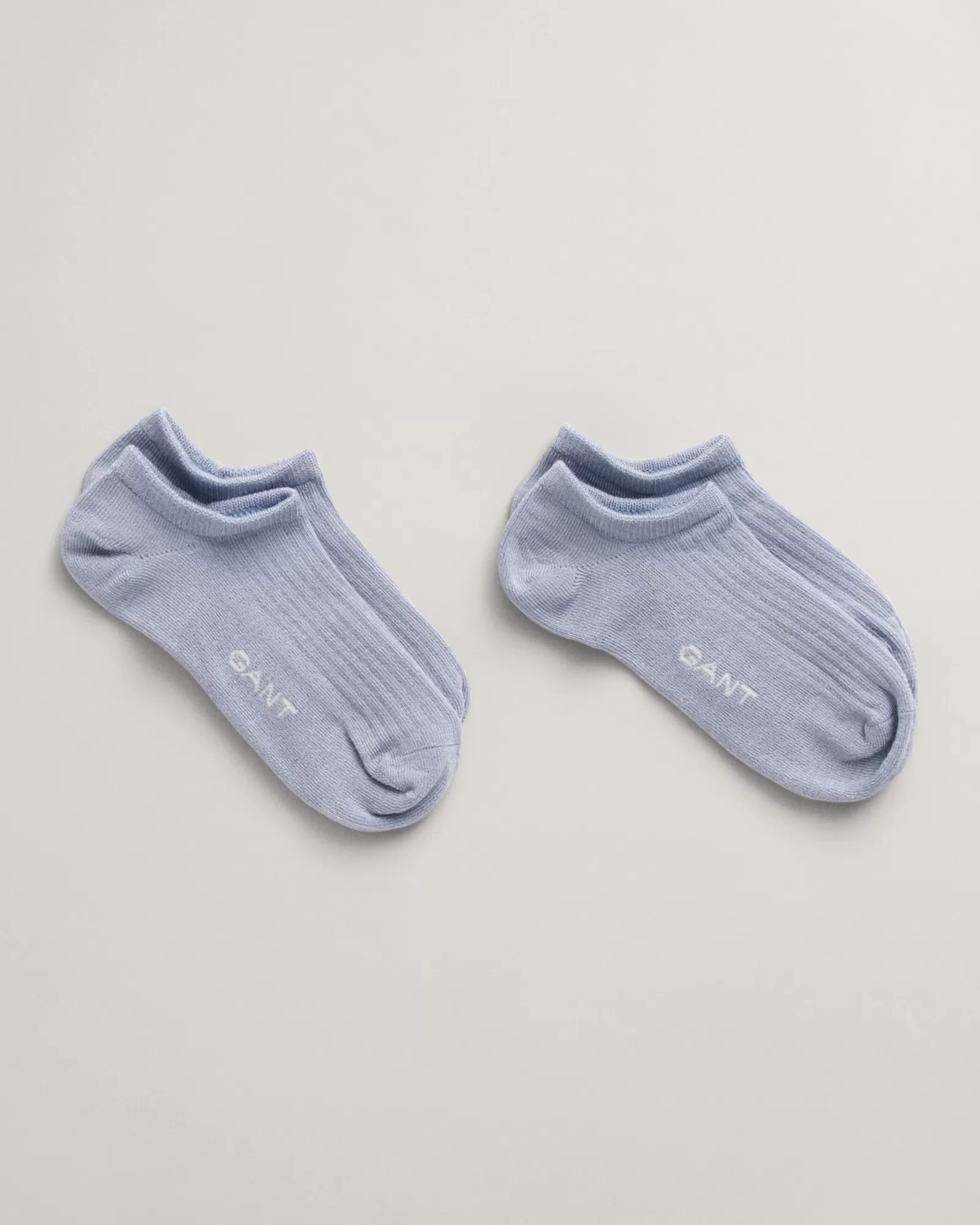 GANT 2-Pack Ribbed Lyocell Low Cut Socks | Strumpor