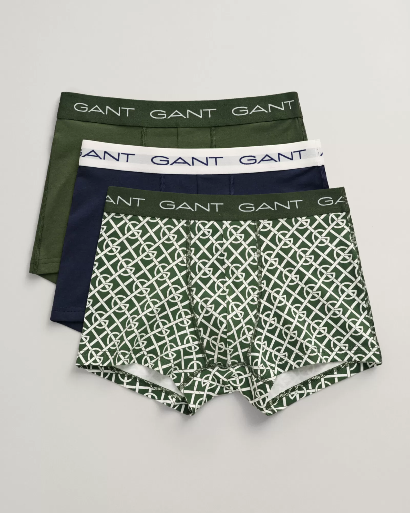 GANT 3-Pack G Patterned Trunks | Underkläder