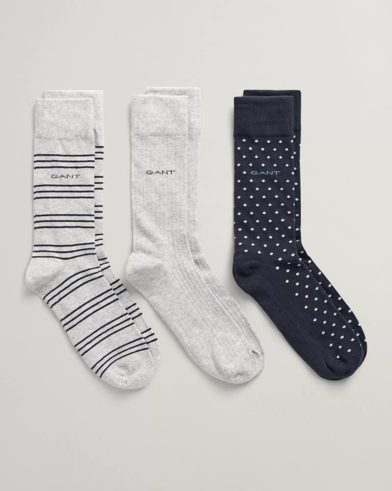 GANT 3-Pack Patterned Socks | Strumpor