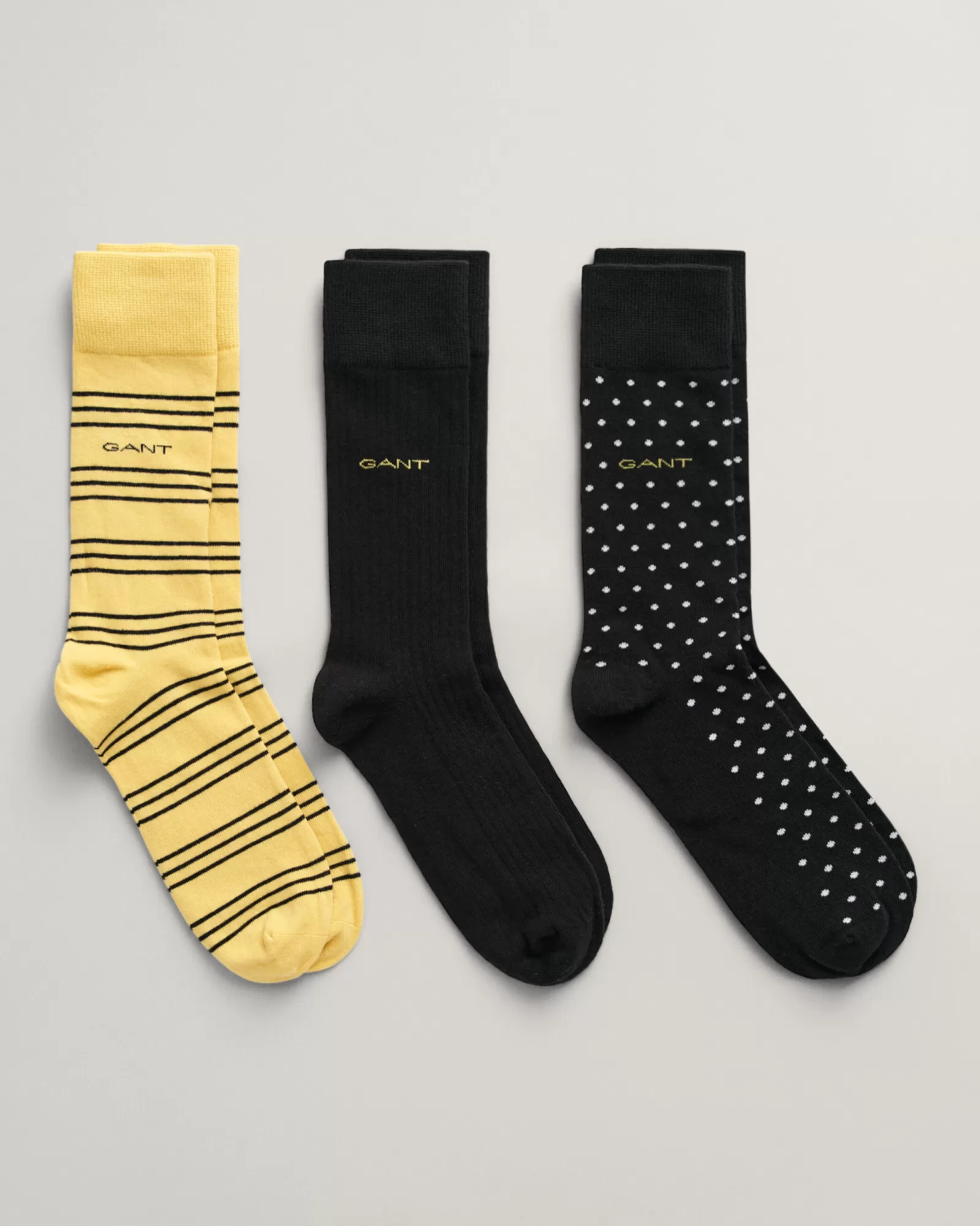 GANT 3-Pack Patterned Socks | Strumpor