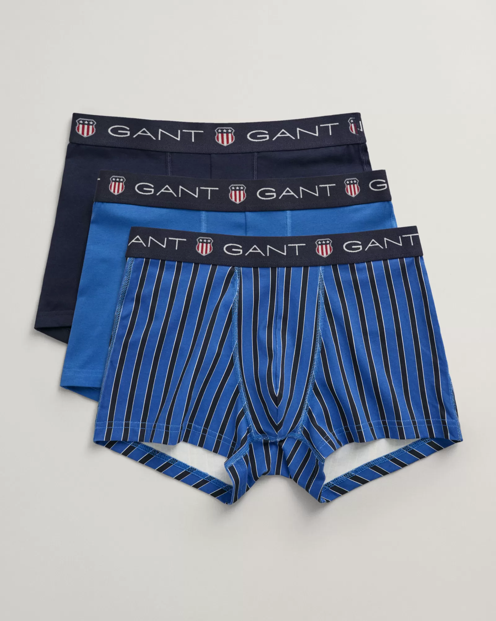 GANT 3-Pack Striped Shield Trunks | Underkläder