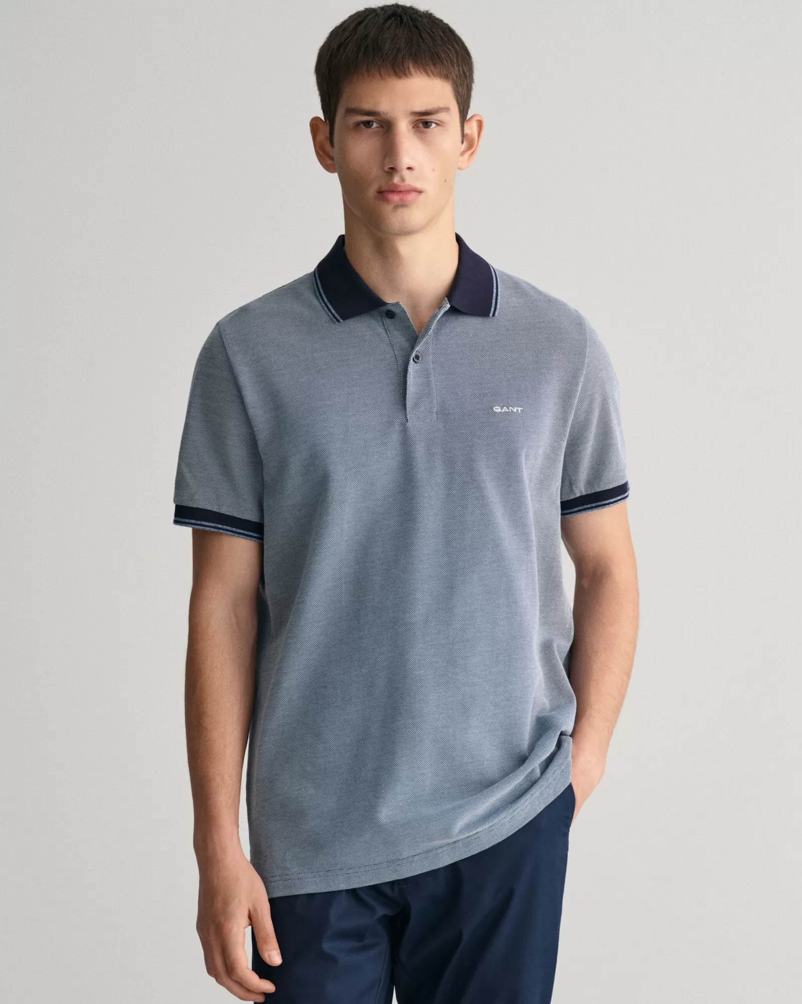 GANT 4-Color Oxford Piqué Polo Shirt | Pikéer