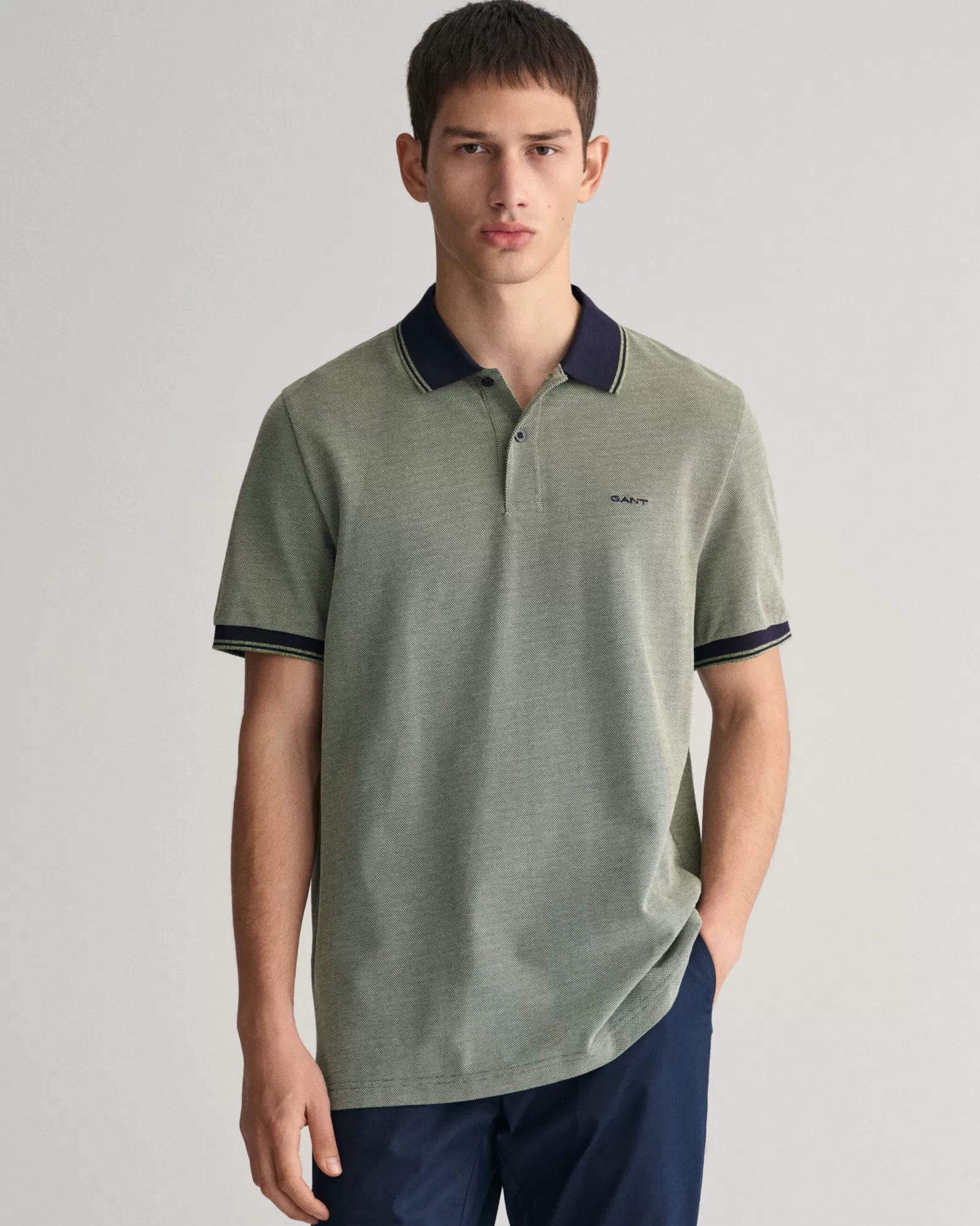 GANT 4-Color Oxford Piqué Polo Shirt | Pikéer
