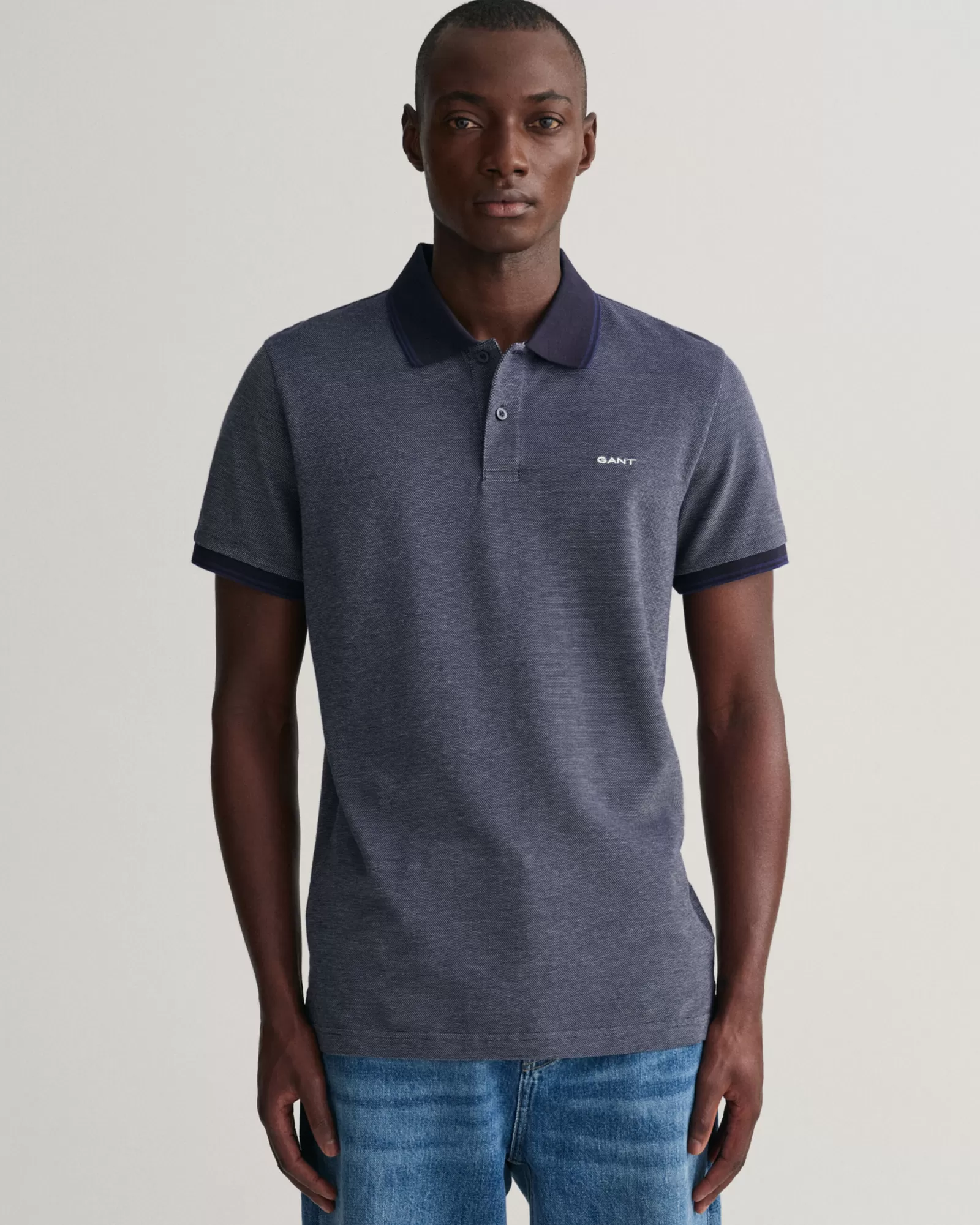 GANT 4-Color Oxford Piqué Polo Shirt | Pikéer