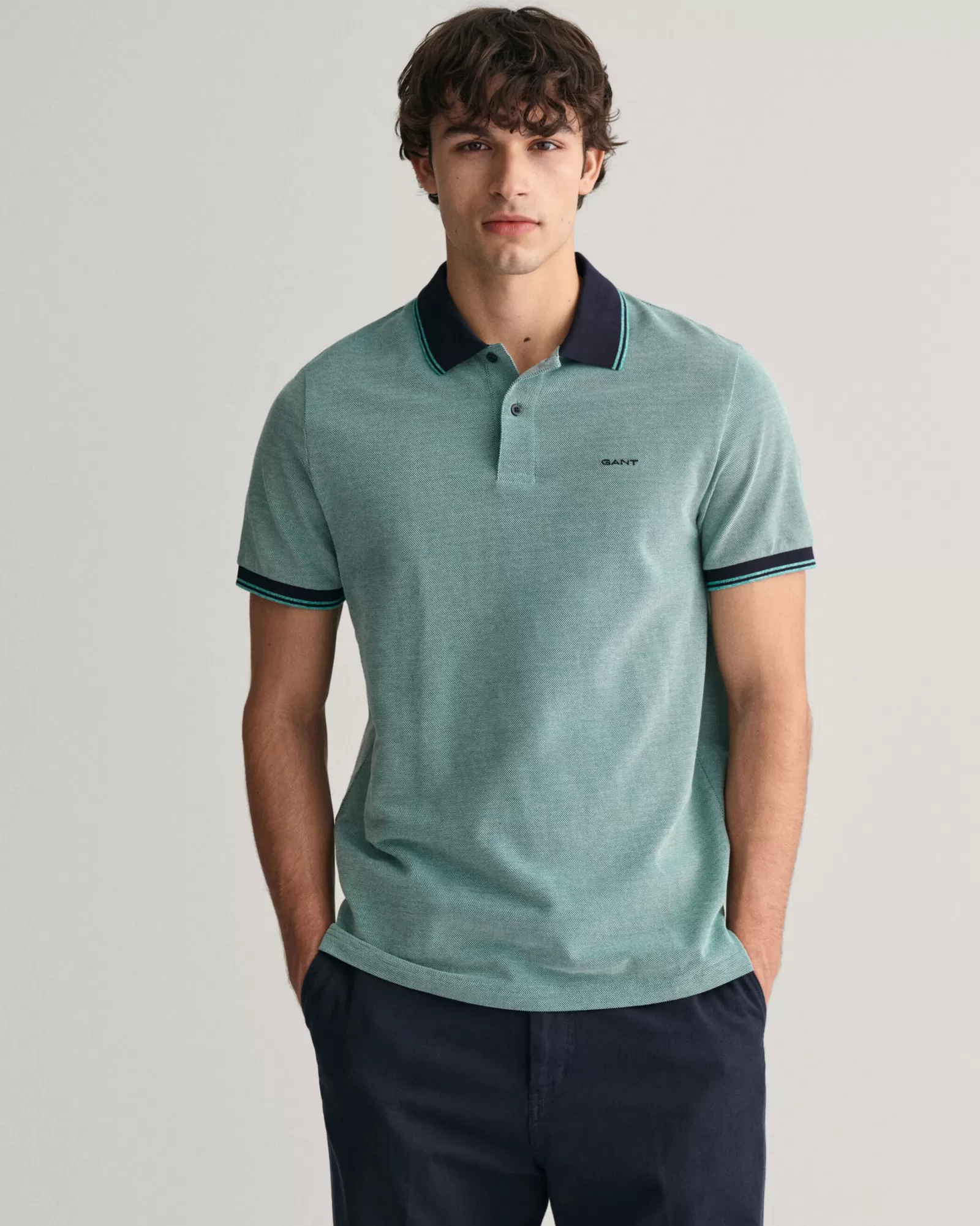 GANT 4-Color Oxford Piqué Polo Shirt | Pikéer
