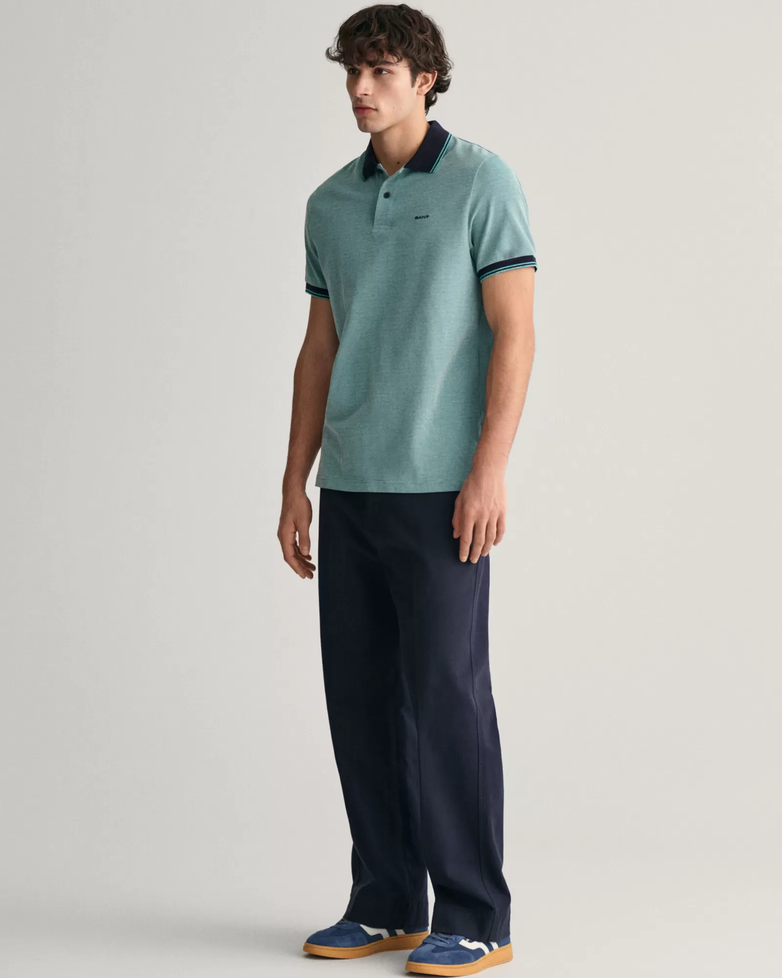 GANT 4-Color Oxford Piqué Polo Shirt | Pikéer
