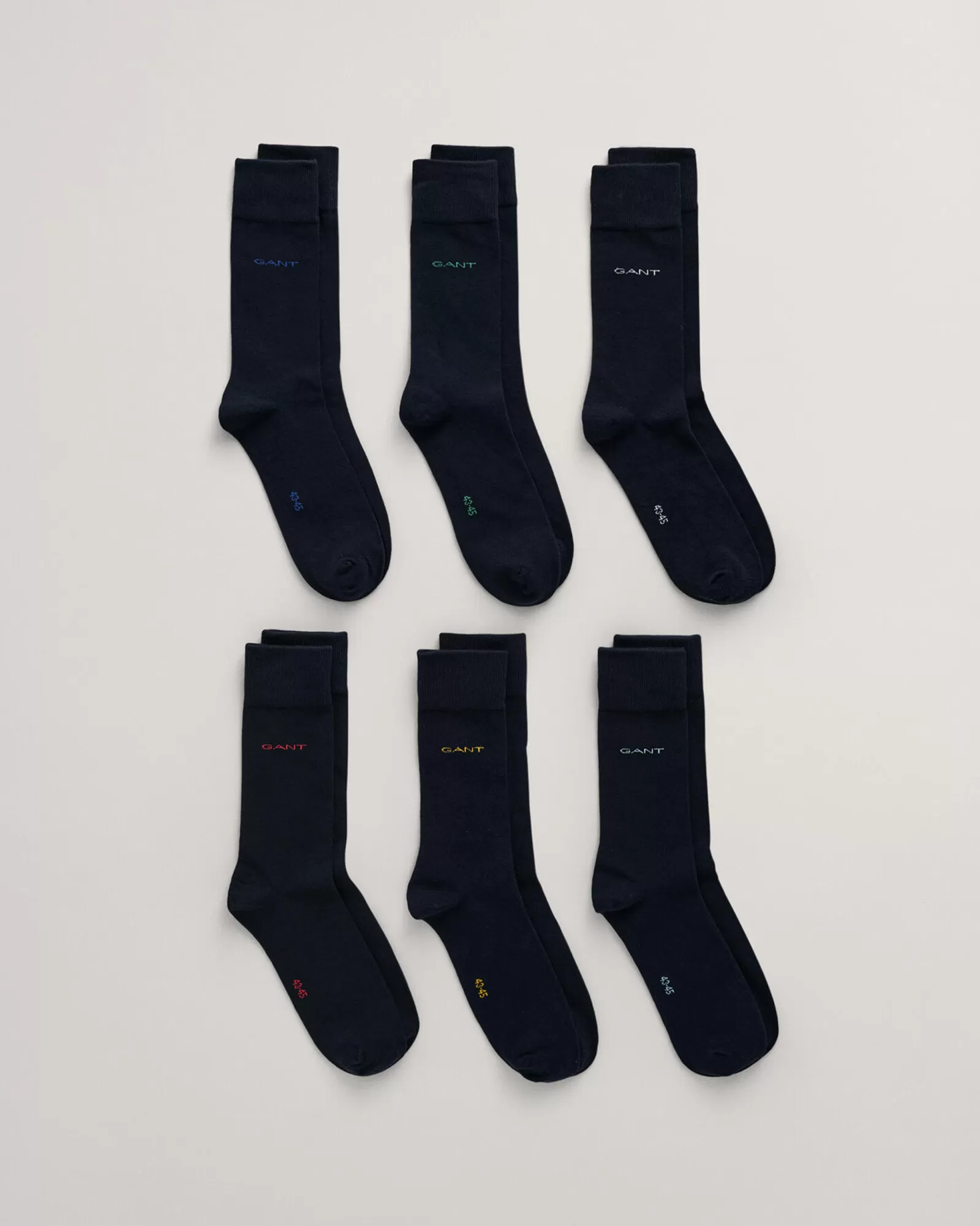 GANT 6-Pack Soft Cotton Socks | Strumpor