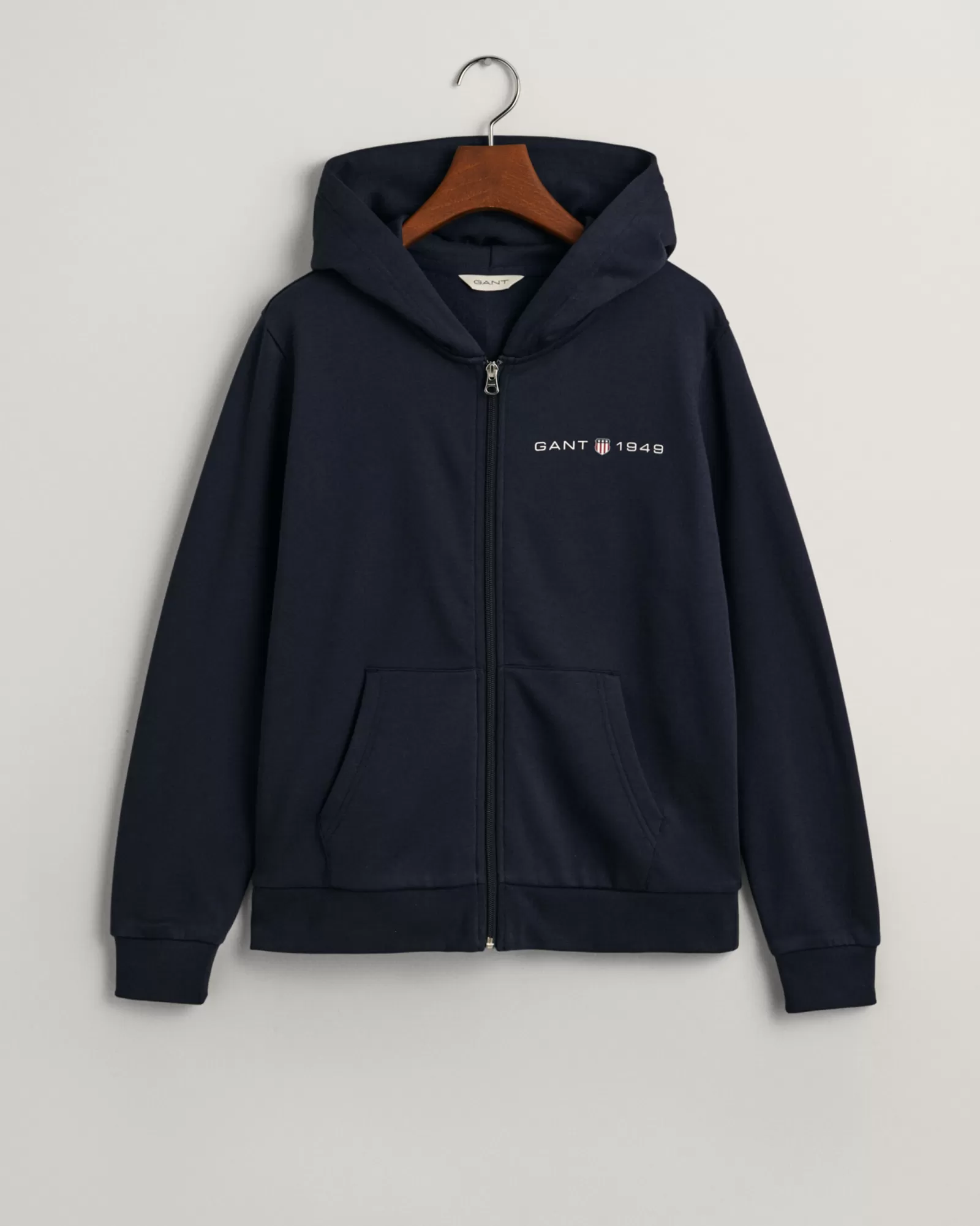 GANT Archive Shield Print Zip Hoodie | Hoodies & Tröjor