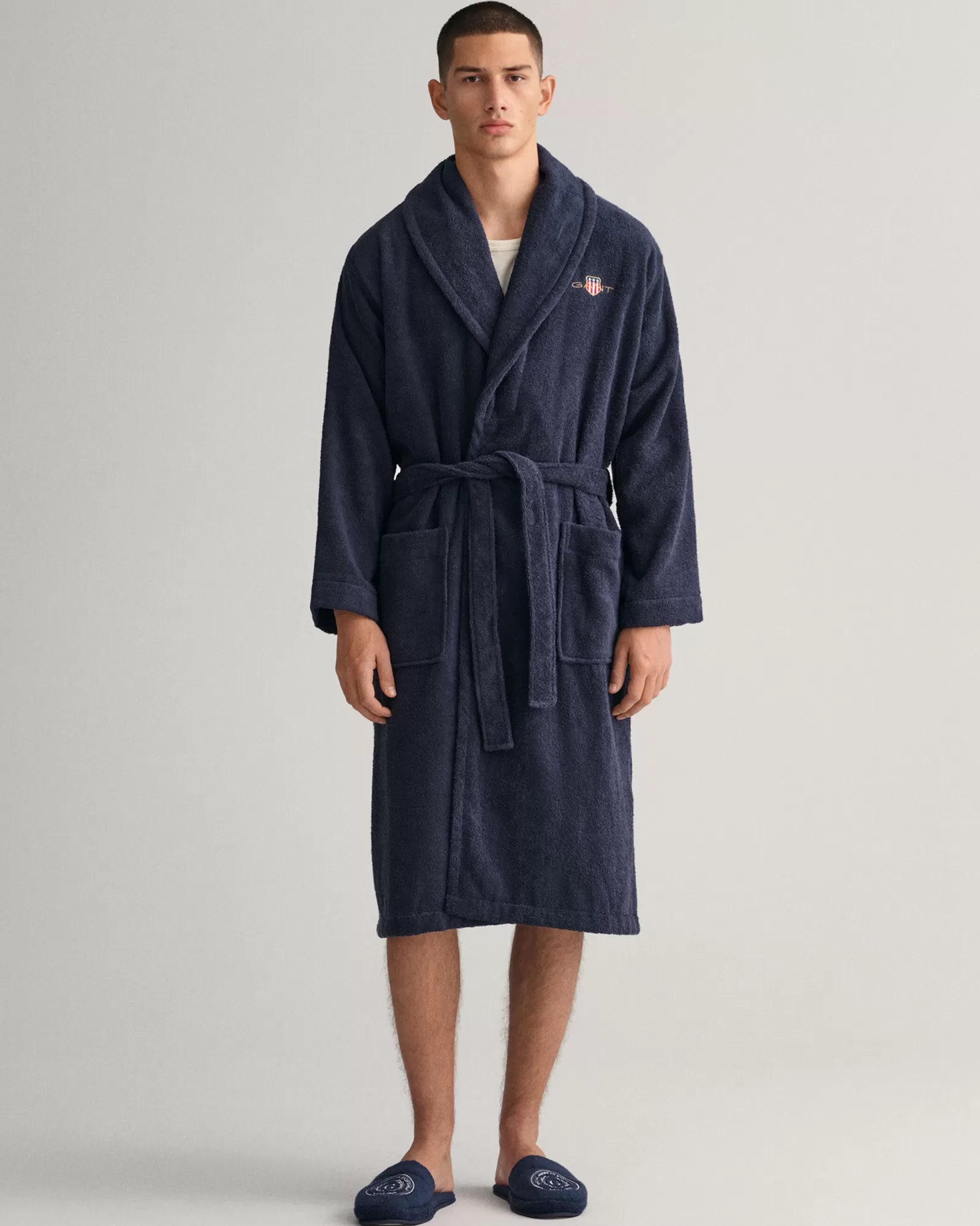 GANT Archive Shield Terry Cloth Robe | Morgonrockar