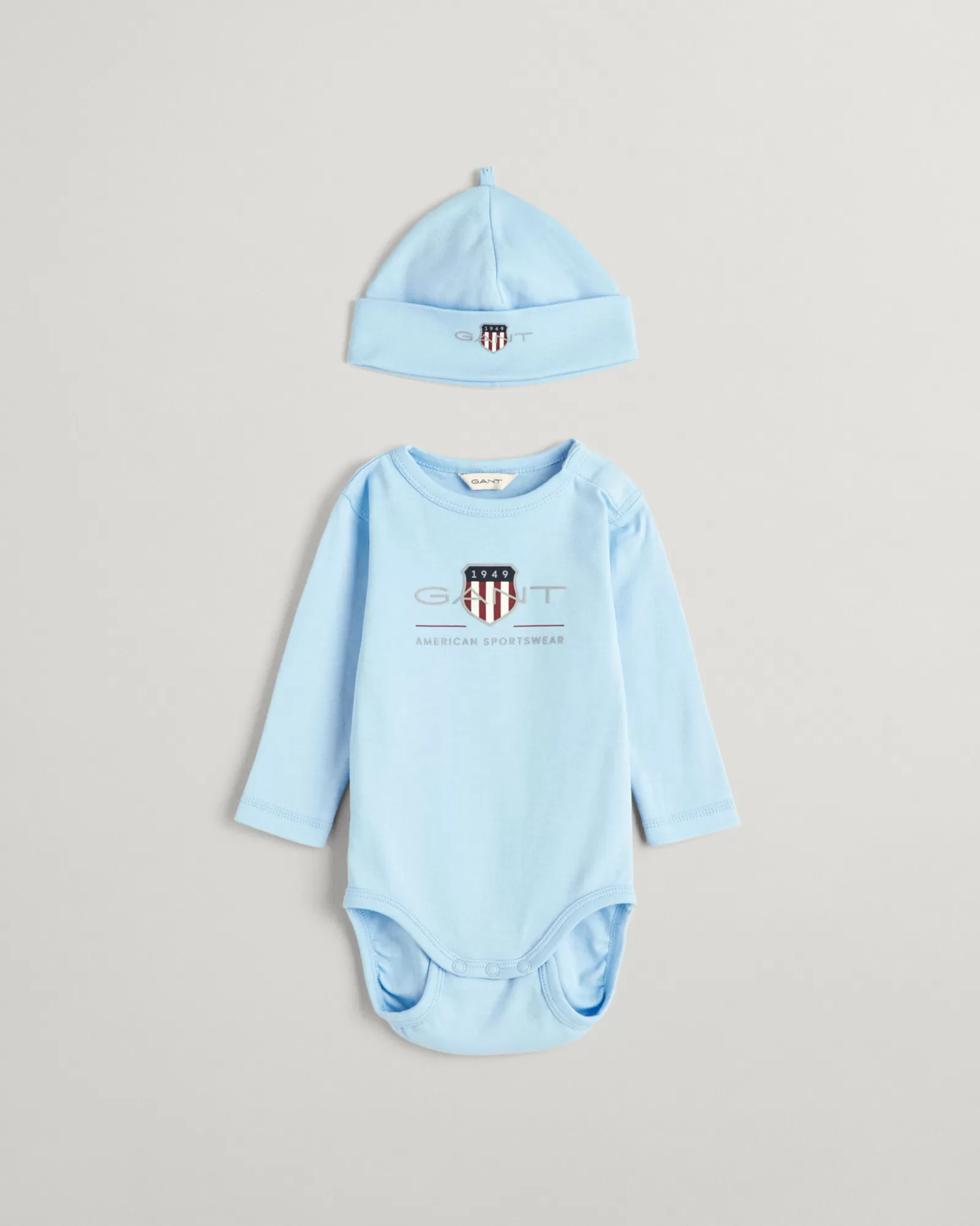 GANT Baby Archive Shield Bodysuit & Beanie | Barn Sets | Bodies & Sparkdräkter