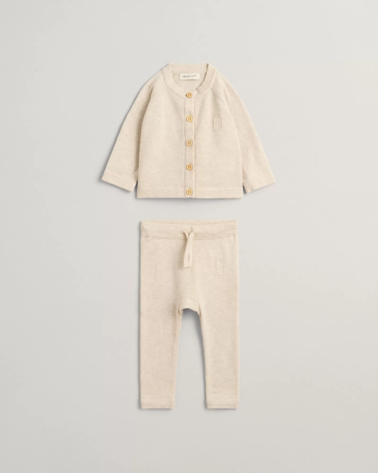 GANT Baby Cardigan & Pants Gift Set | Barn T-Shirts