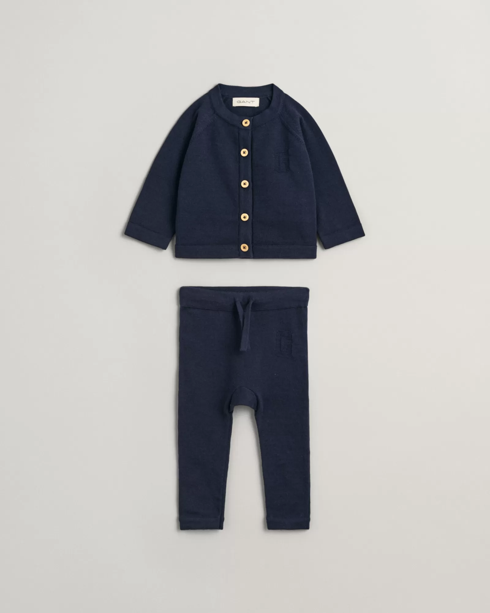 GANT Baby Cardigan & Pants Gift Set | Barn T-Shirts