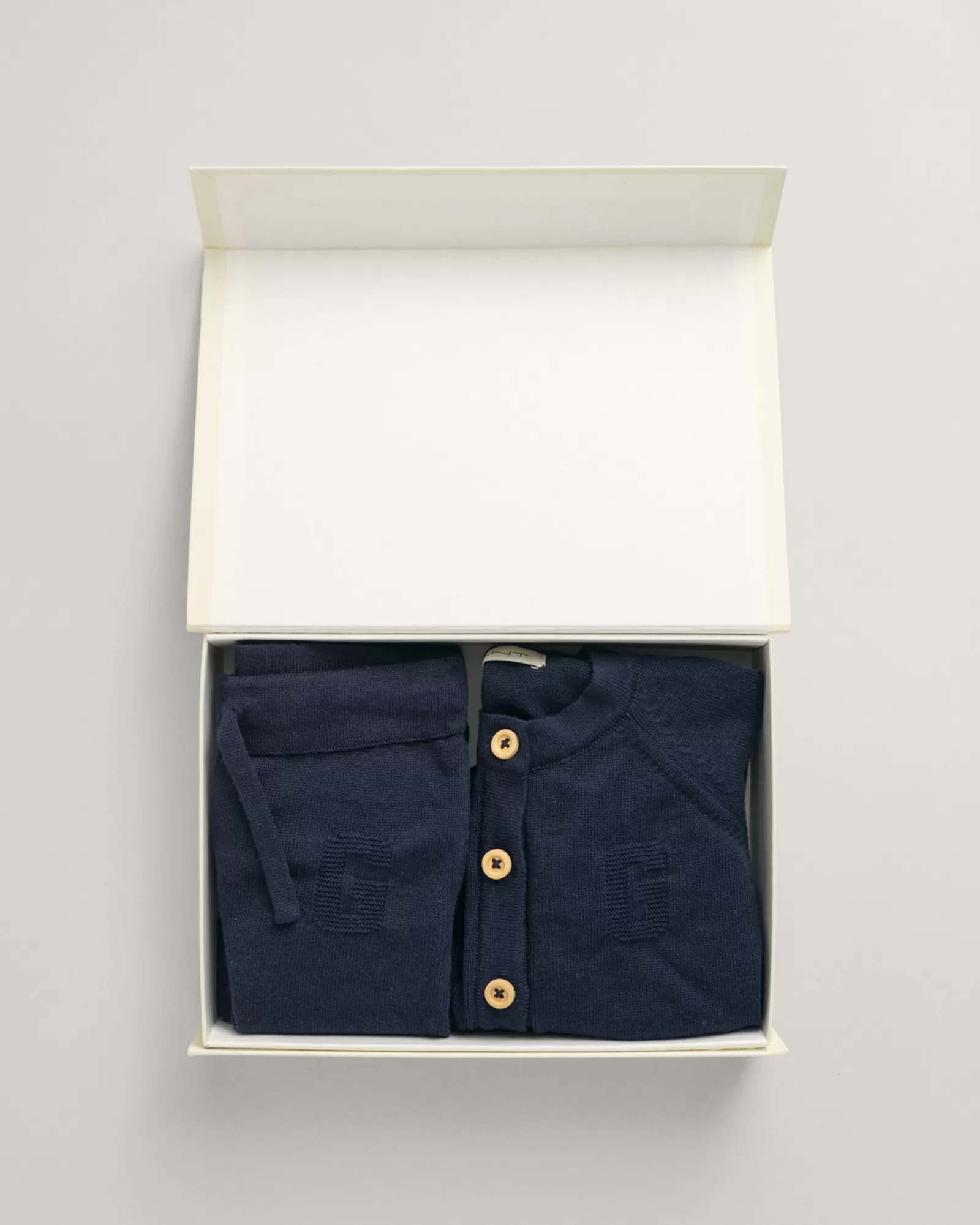 GANT Baby Cardigan & Pants Gift Set | Barn T-Shirts