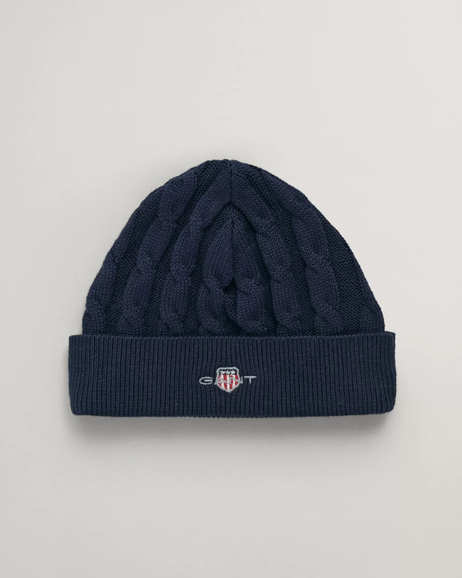 GANT Baby Shield Cotton Cable Knit Beanie | Barn Accessoarer