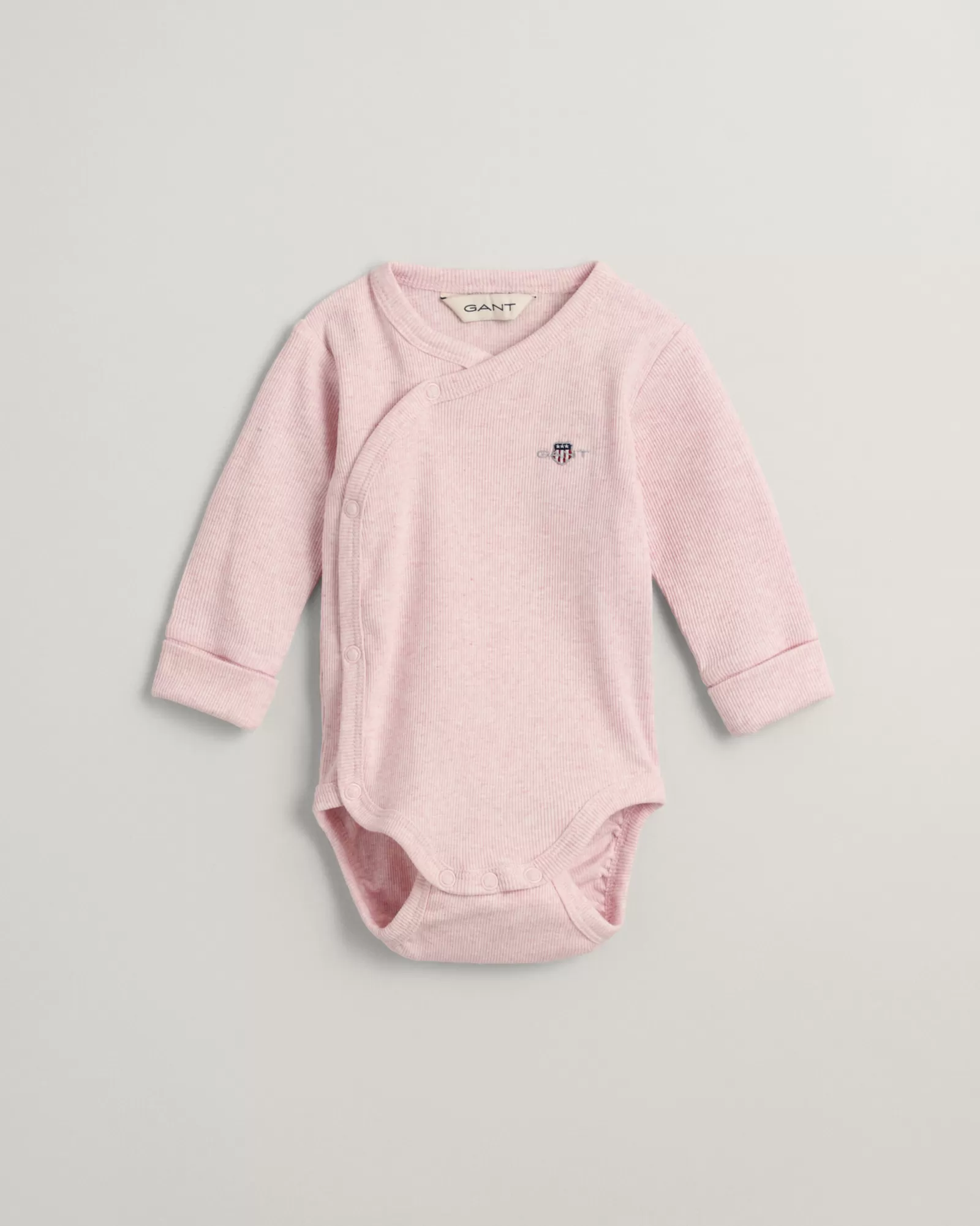 GANT Baby Shield Ribbed Wrap Bodysuit | Barn Bodies & Sparkdräkter