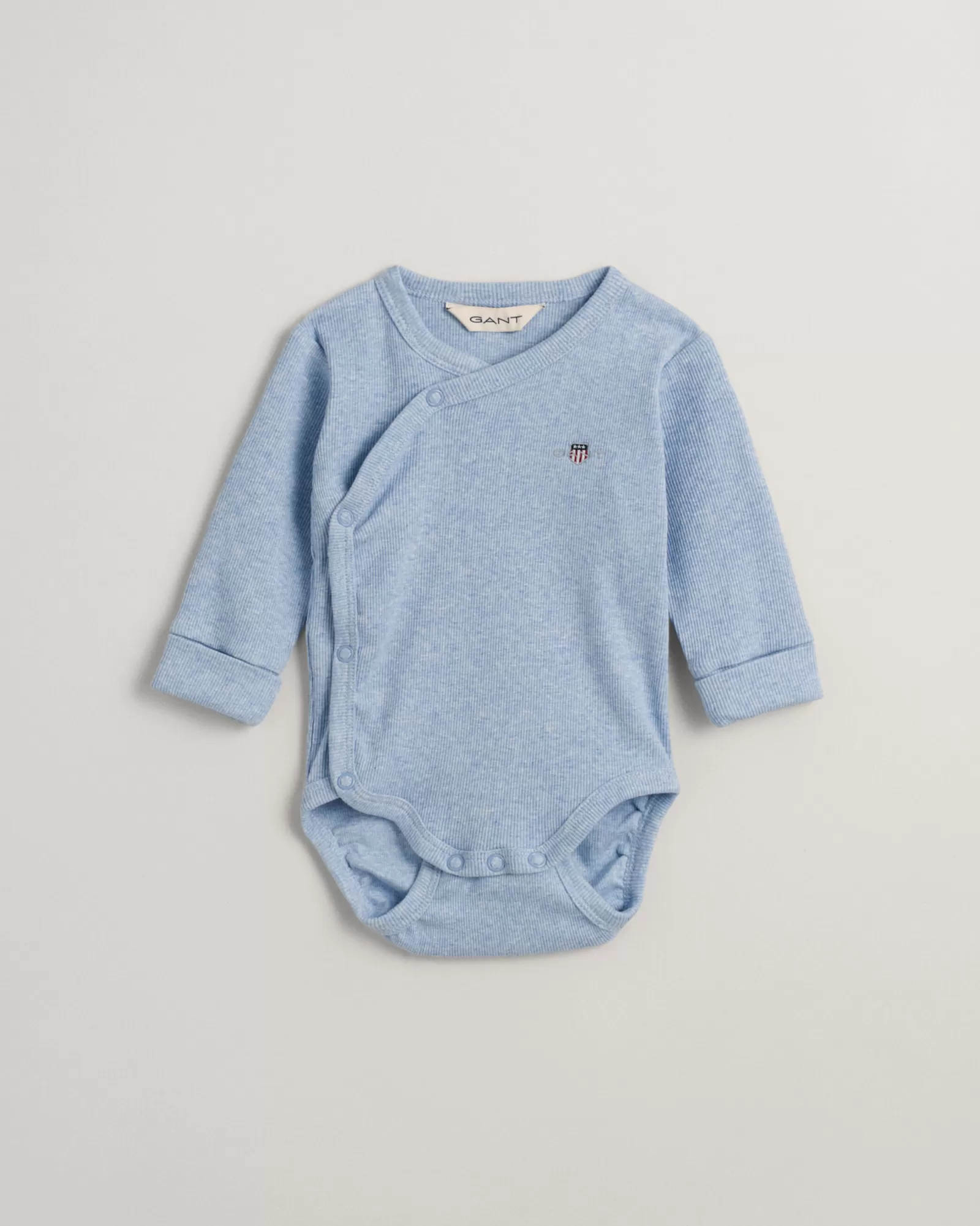 GANT Baby Shield Ribbed Wrap Bodysuit | Barn Bodies & Sparkdräkter