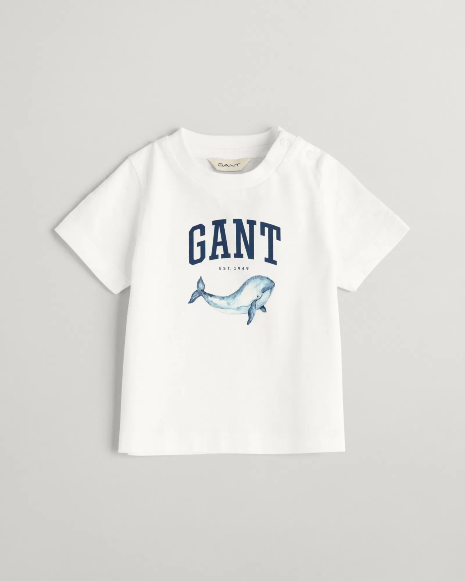 GANT Baby Whale Print T-Shirt | Barn T-Shirts