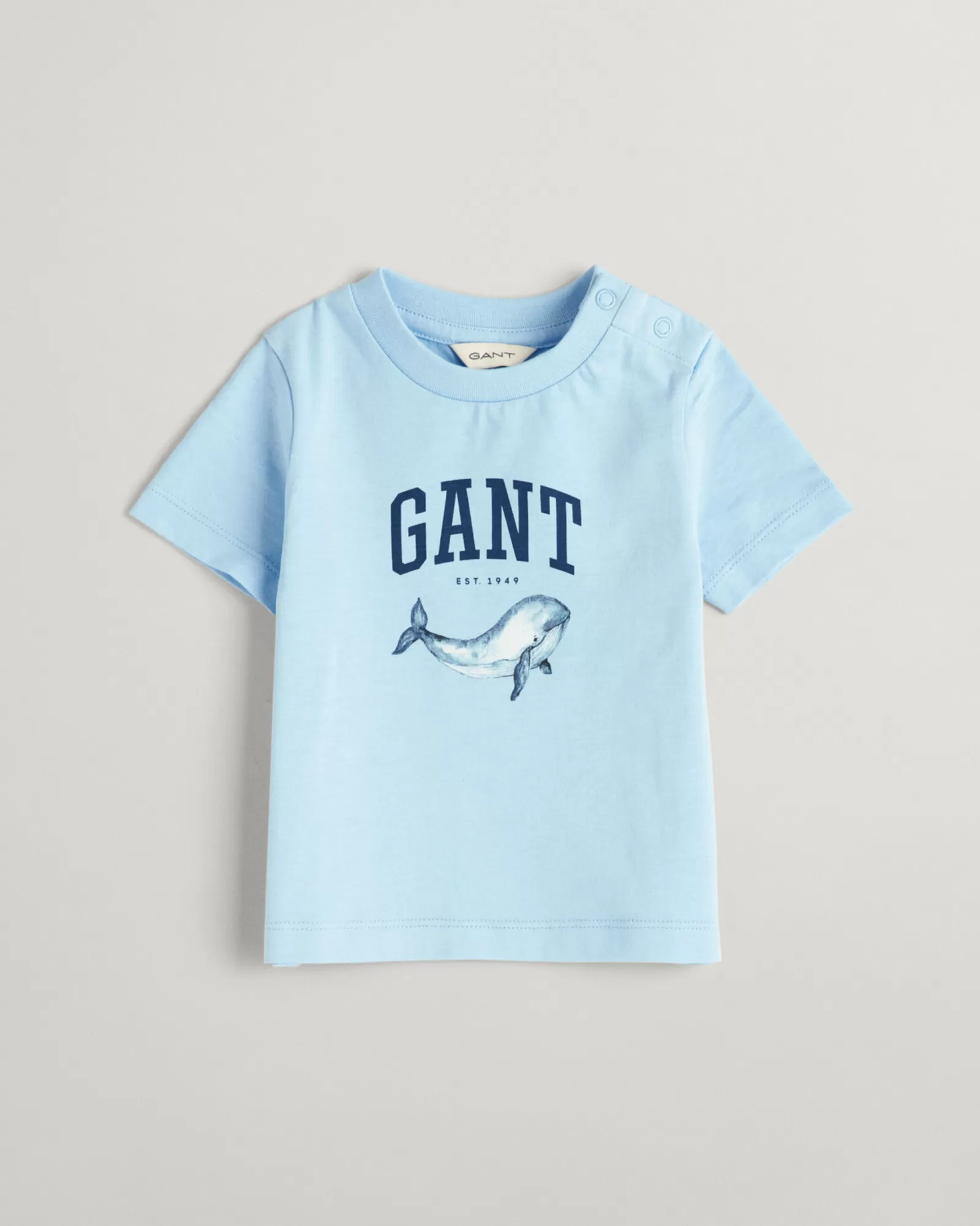 GANT Baby Whale Print T-Shirt | Barn T-Shirts