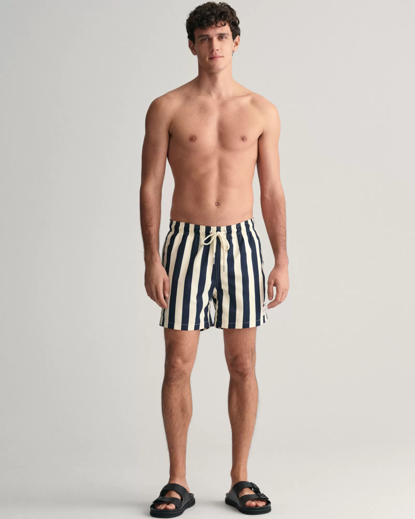 GANT Block Striped Swim Shorts | Badshorts