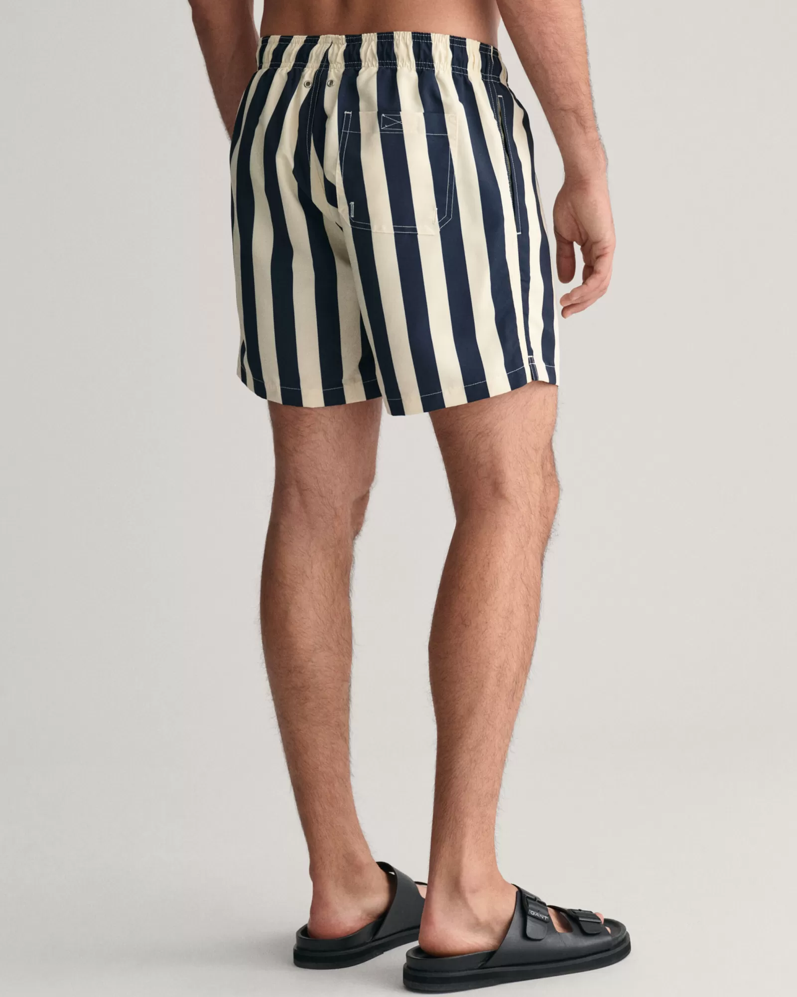 GANT Block Striped Swim Shorts | Badshorts