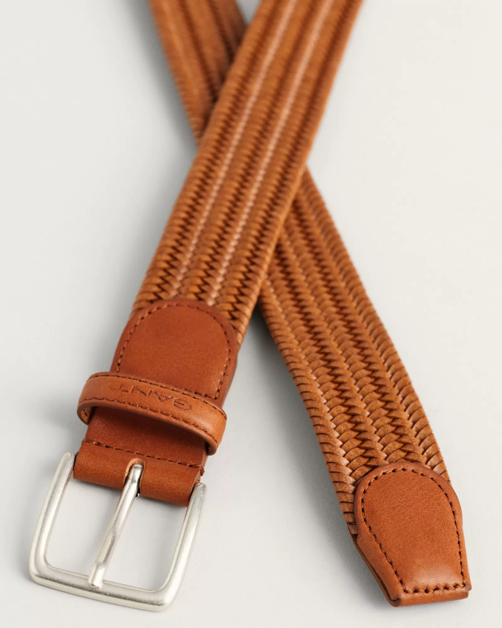 GANT Braided Elastic Leather Belt | Bälten