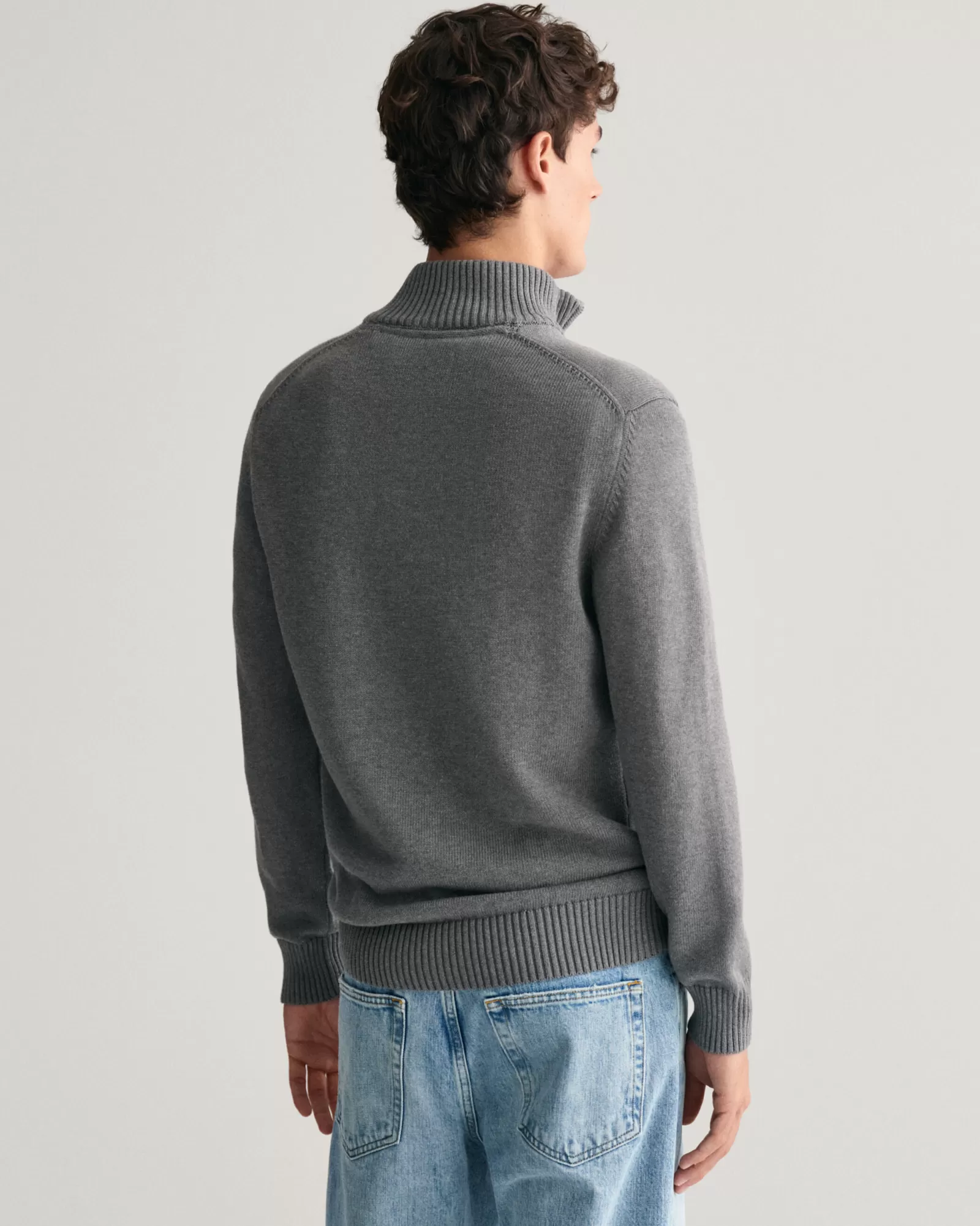 GANT Casual Cotton Half-Zip Sweater | Stickat