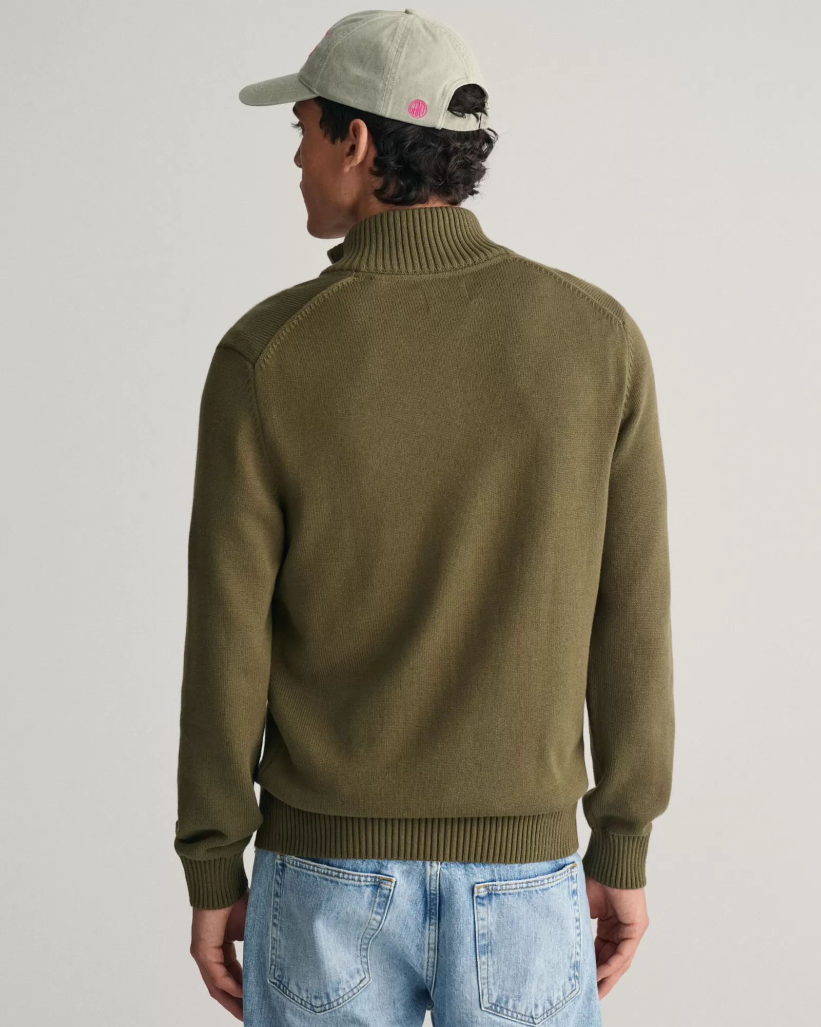 GANT Casual Cotton Half-Zip Sweater | Stickat