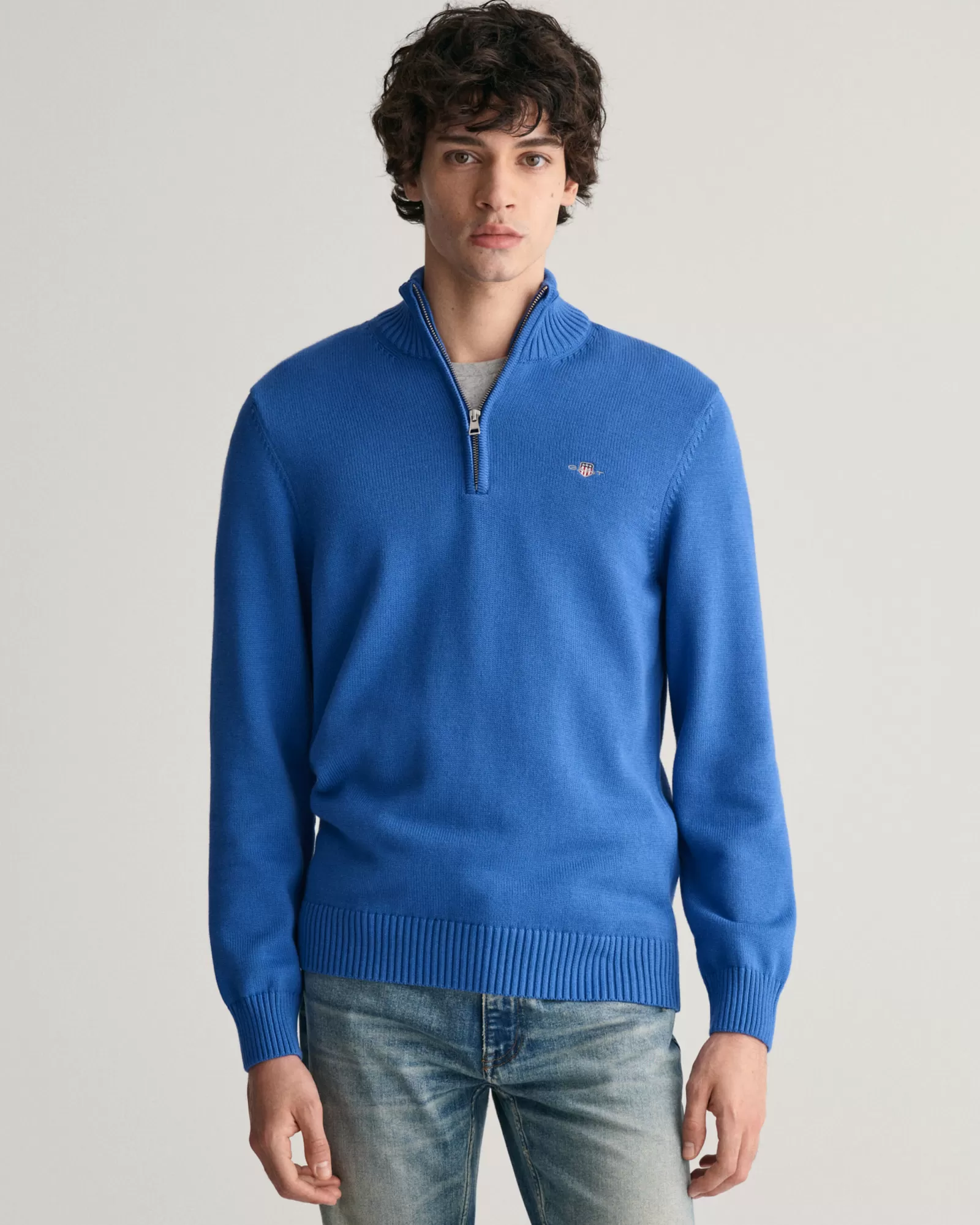 GANT Casual Cotton Half-Zip Sweater | Stickat