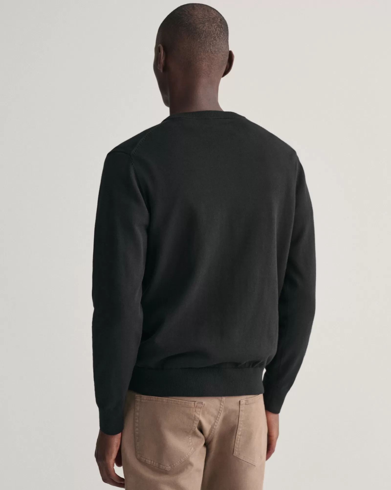 GANT Classic Cotton Crew Neck Sweater | Stickat