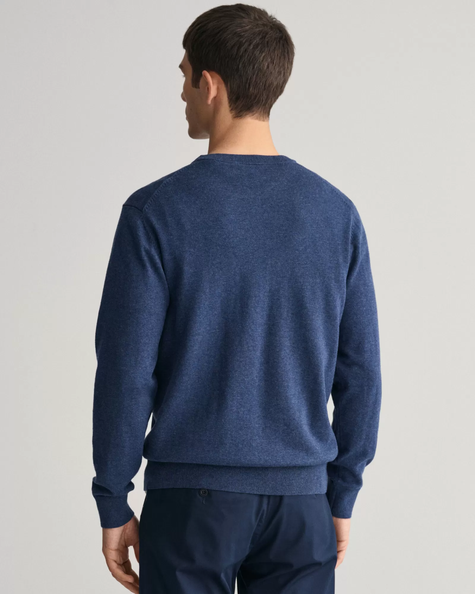 GANT Classic Cotton Crew Neck Sweater | Stickat