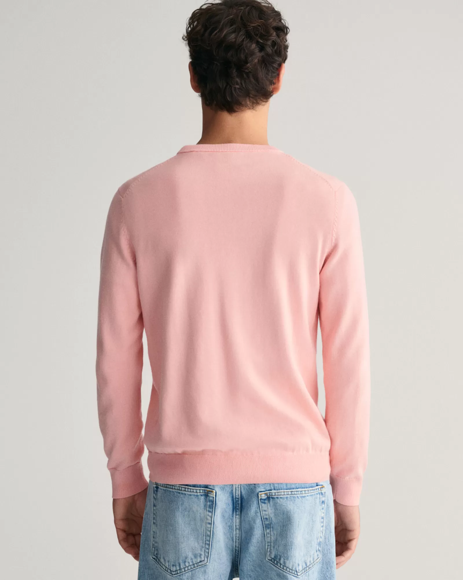 GANT Classic Cotton Crew Neck Sweater | Stickat