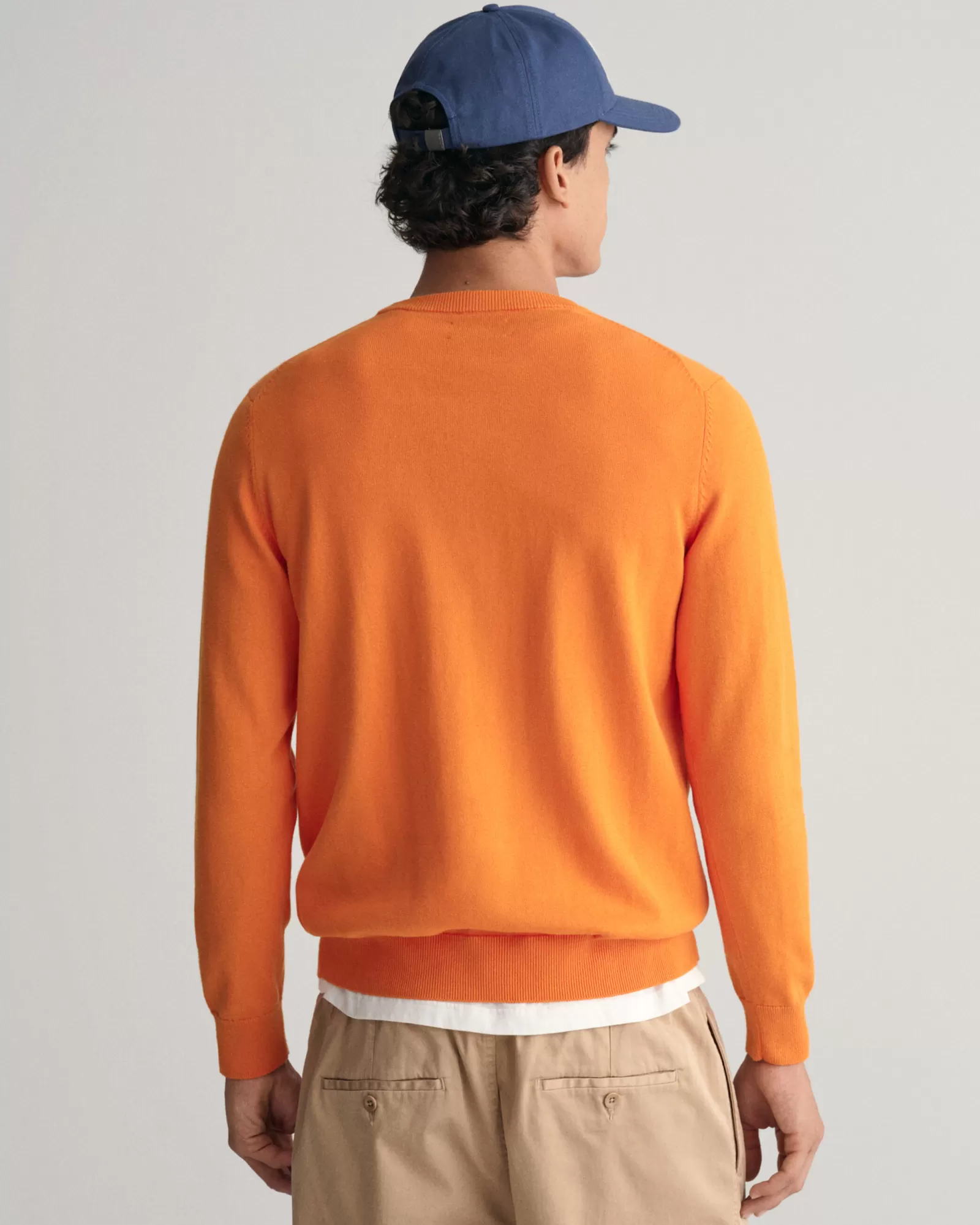 GANT Classic Cotton Crew Neck Sweater | Stickat