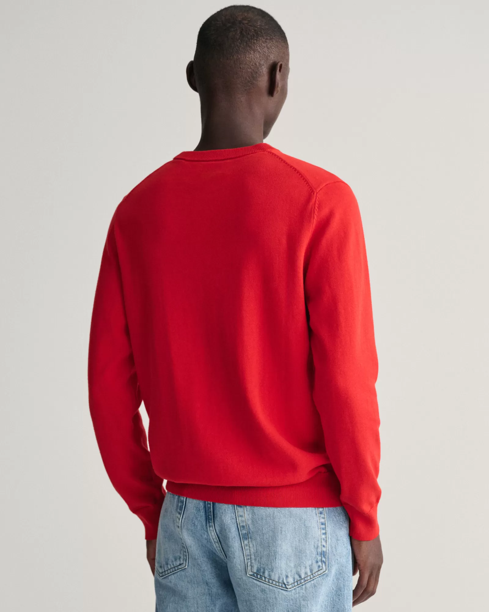 GANT Classic Cotton Crew Neck Sweater | Stickat