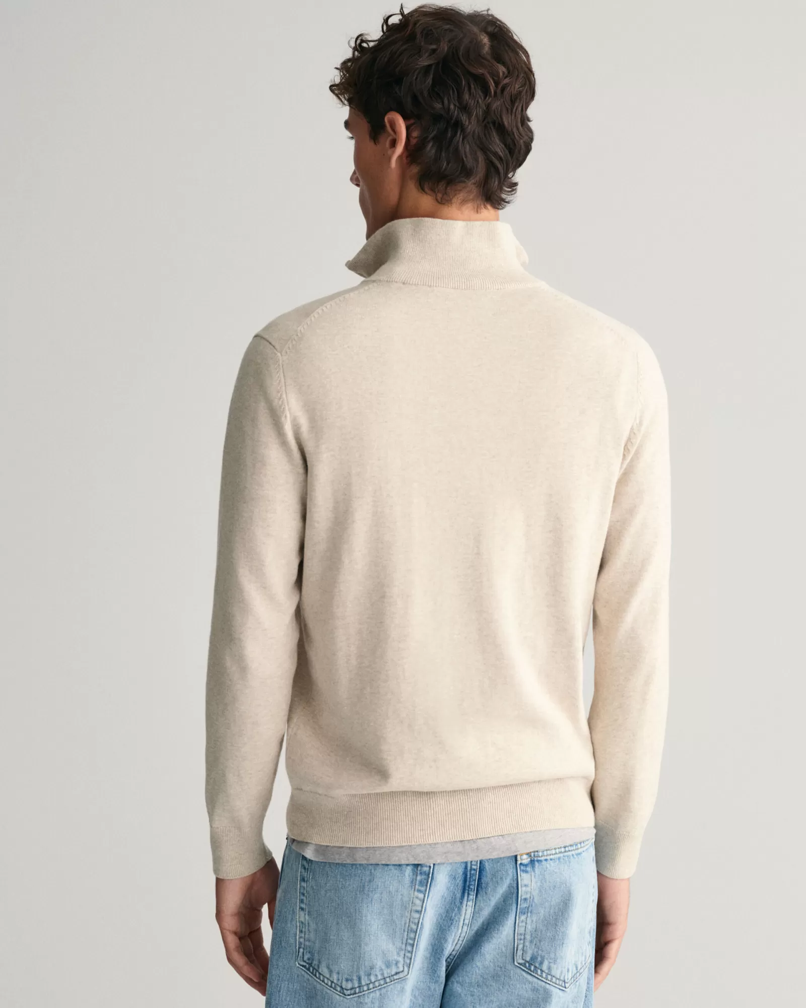 GANT Classic Cotton Half-Zip Sweater | Stickat