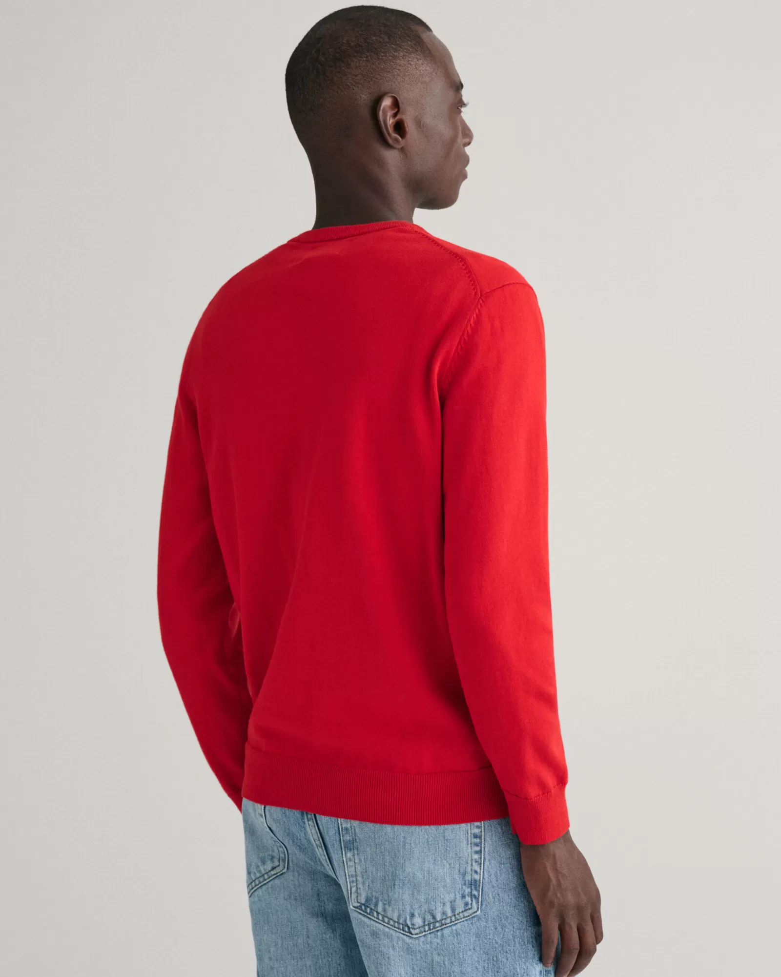 GANT Classic Cotton V-Neck Sweater | Stickat