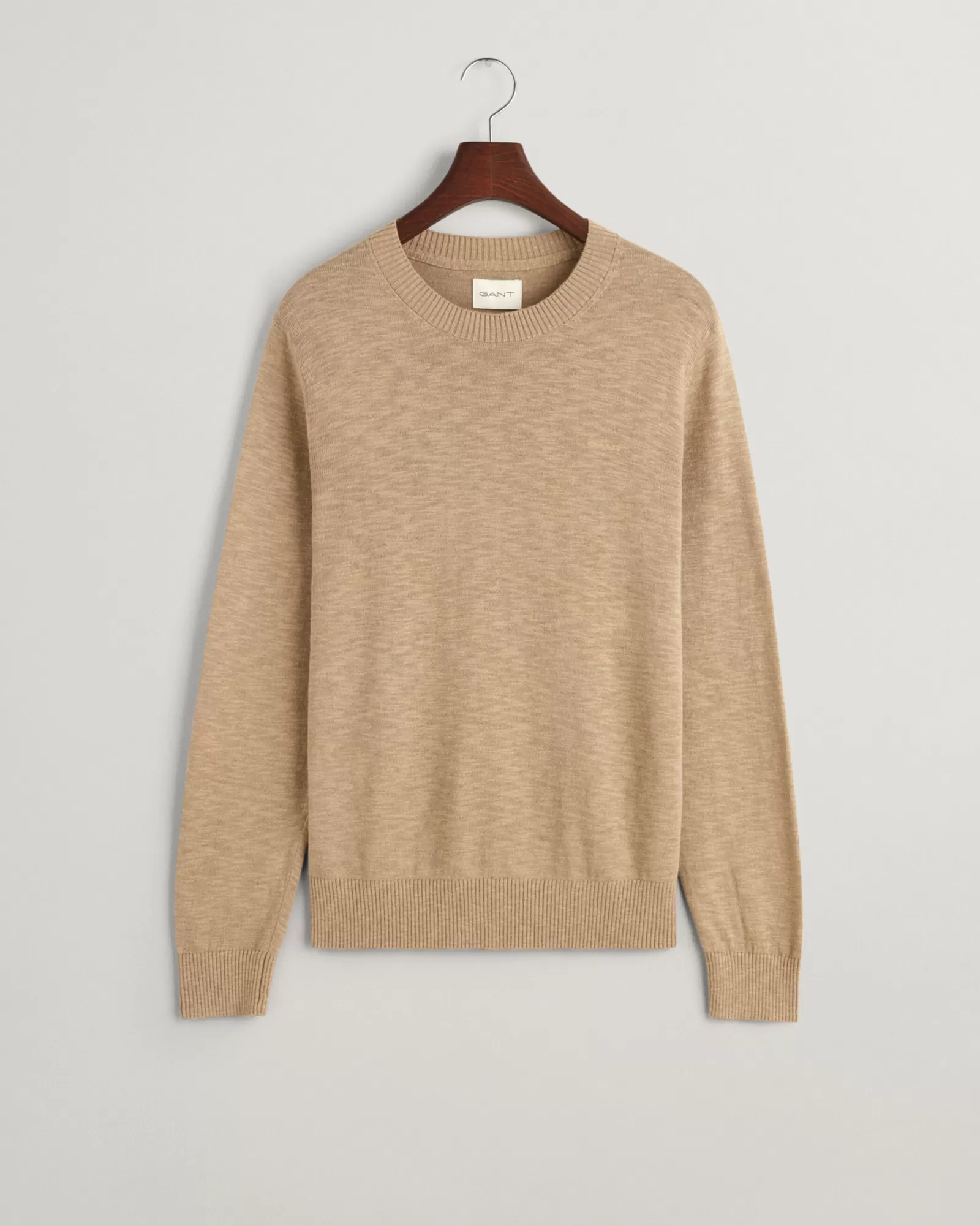 GANT Cotton Linen Crew Neck Sweater | Stickat