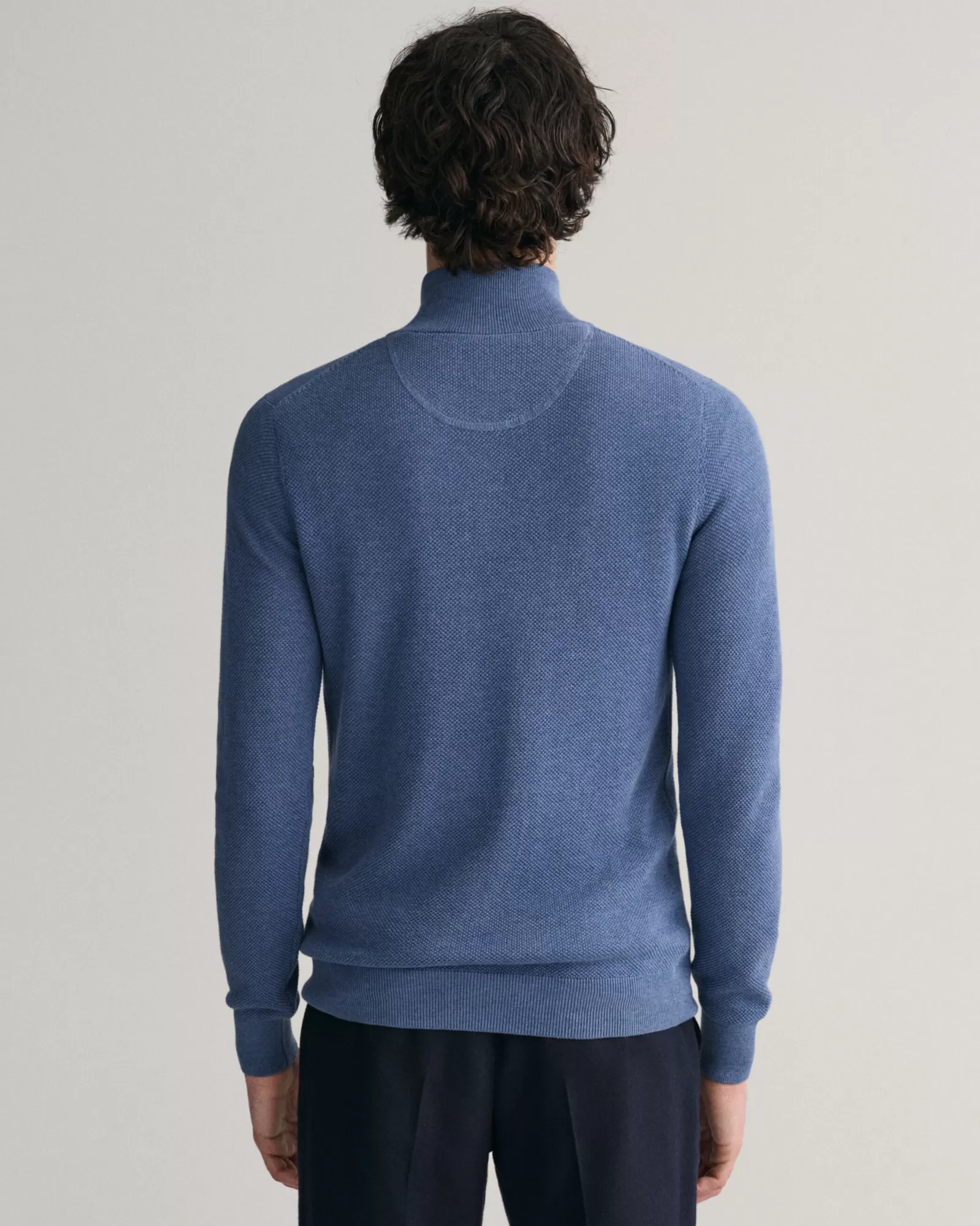 GANT Cotton Piqué Half-Zip Sweater | Stickat