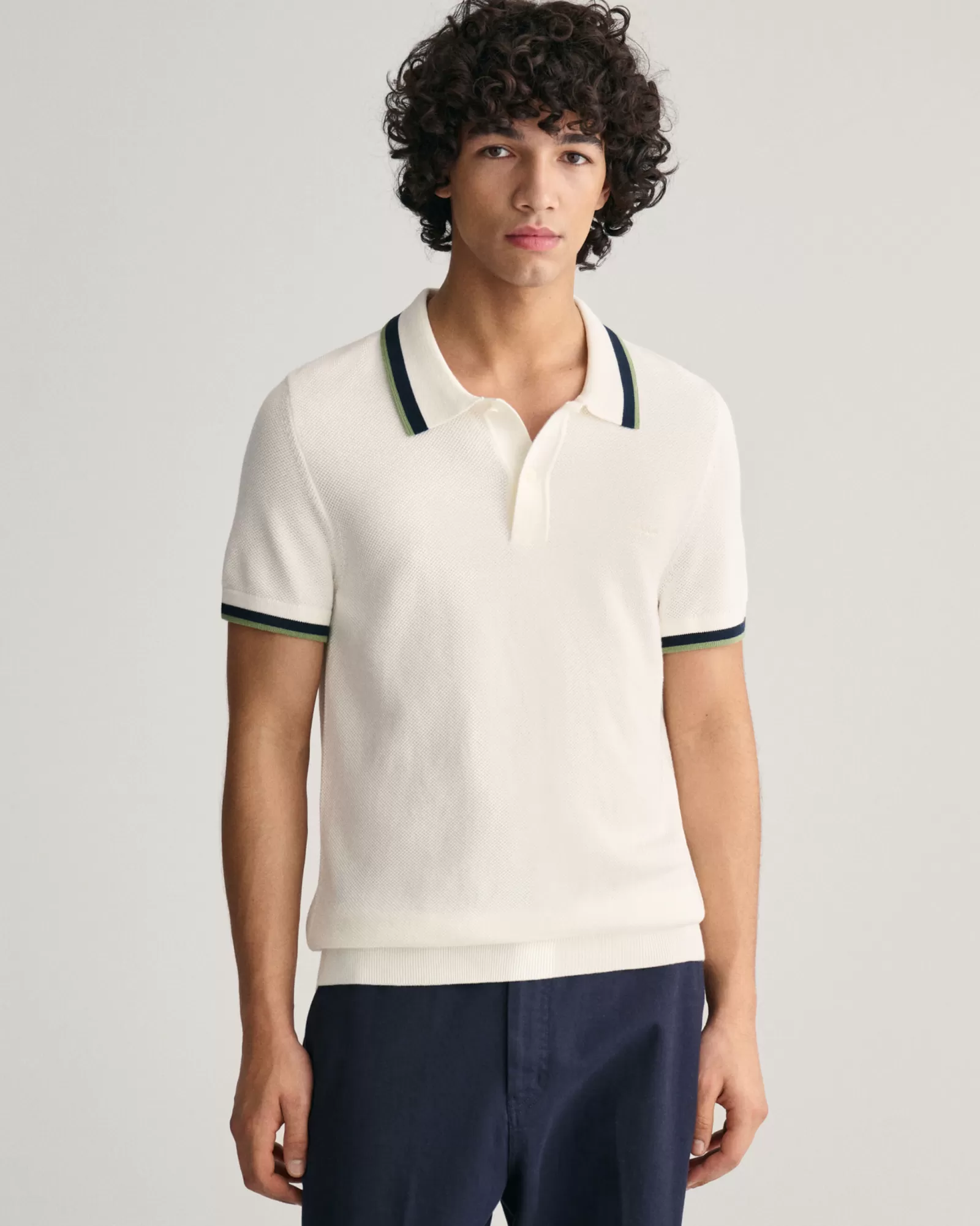 GANT Cotton Piqué Polo Shirt | Stickat | Pikéer