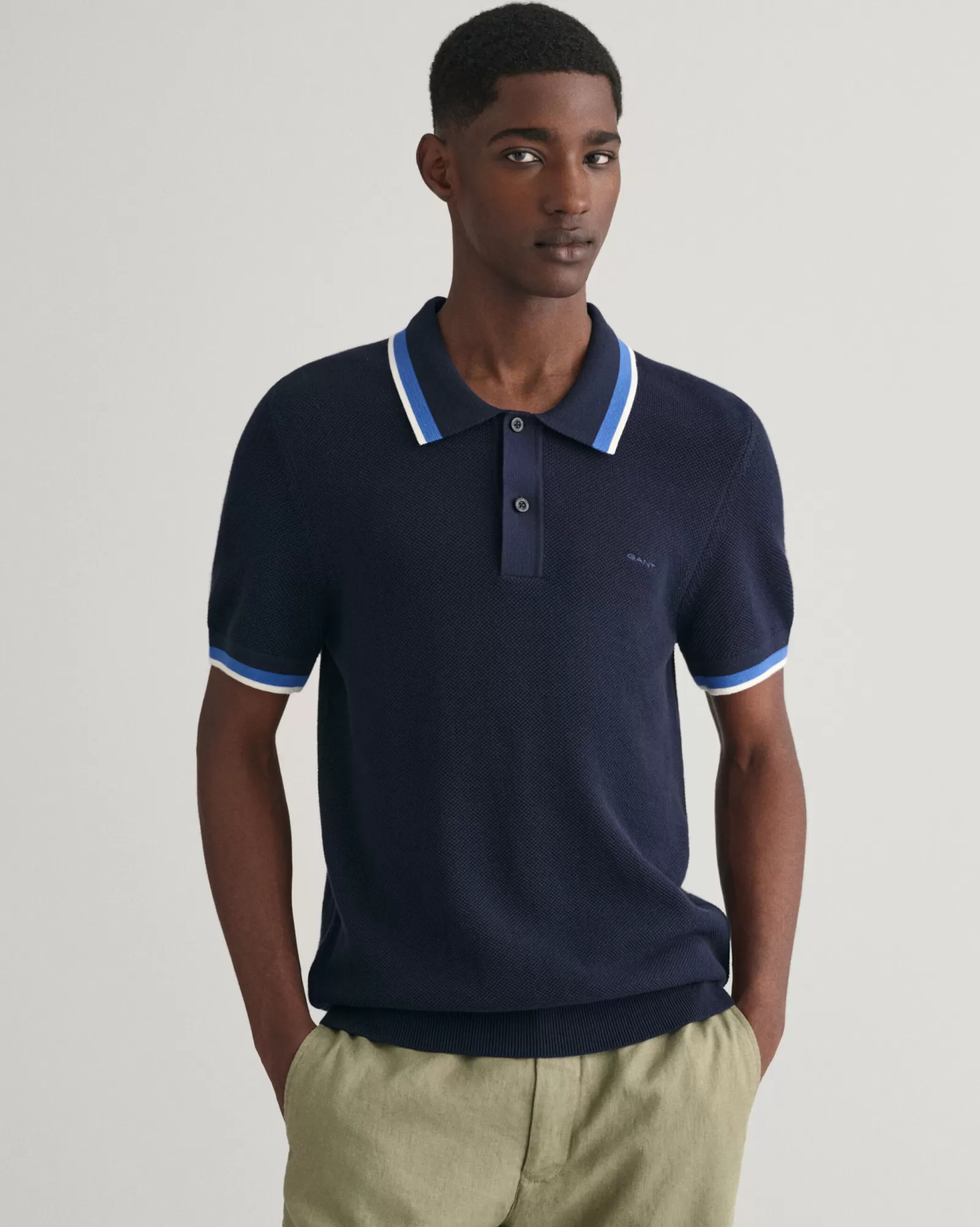 GANT Cotton Piqué Polo Shirt | Stickat | Pikéer