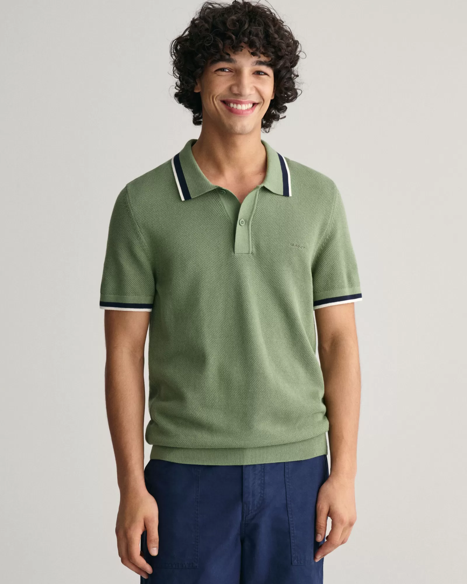 GANT Cotton Piqué Polo Shirt | Stickat | Pikéer