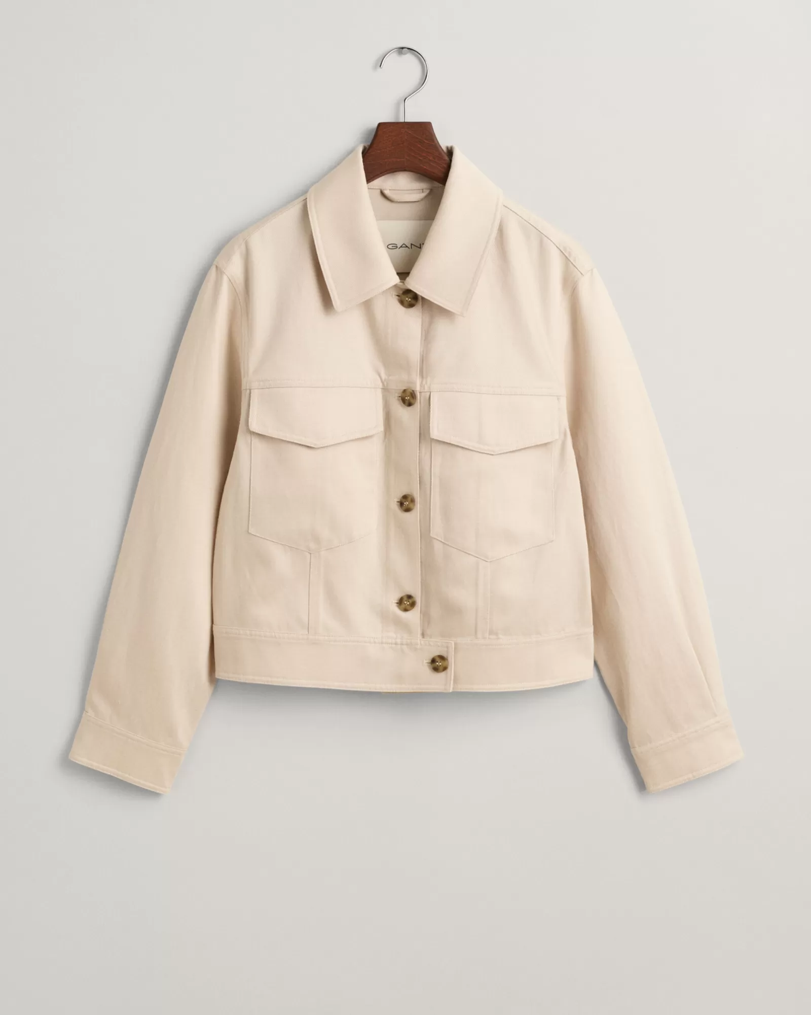 GANT Cropped Linen Blend Jacket | Kappor & Jackor