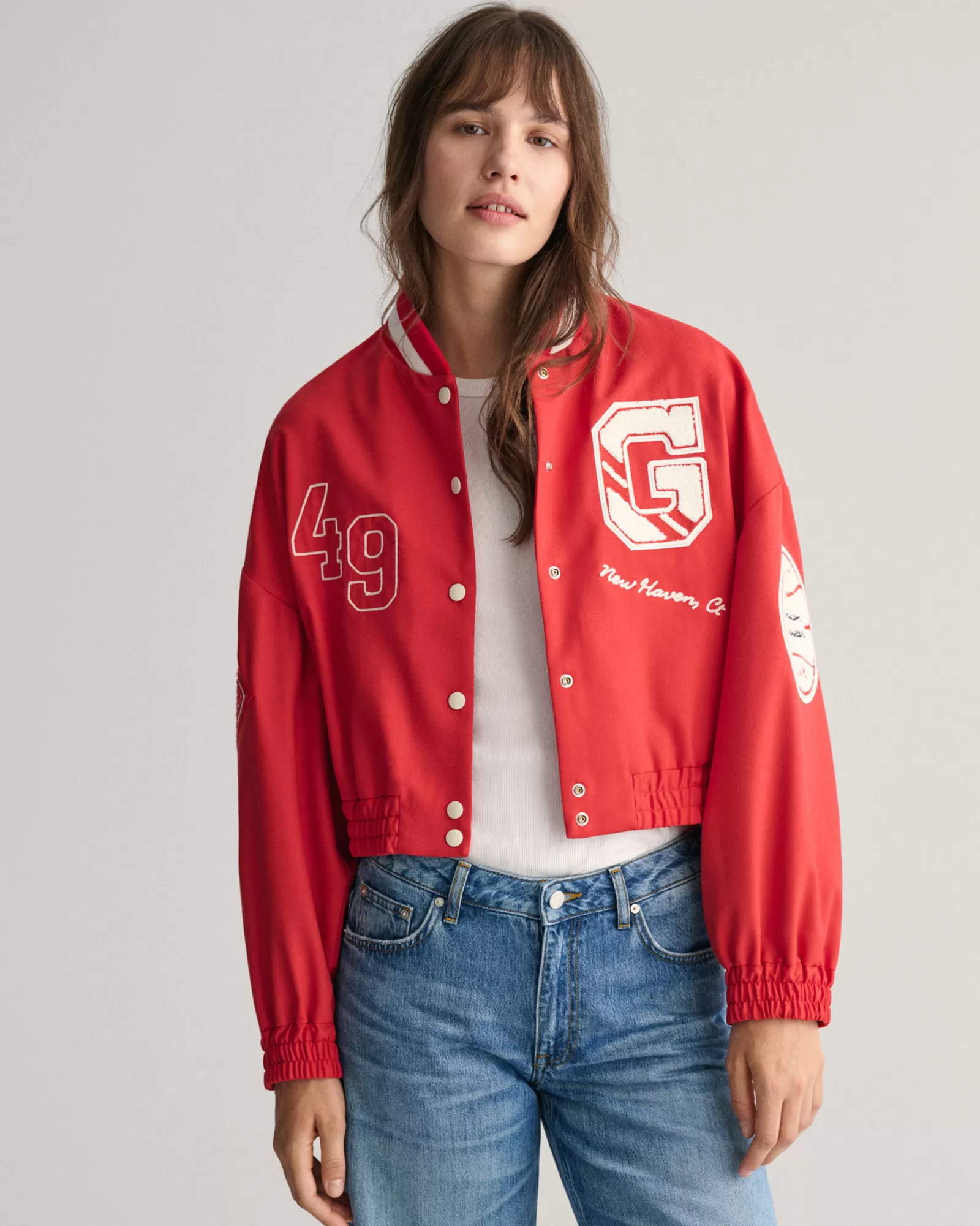 GANT Cropped Varsity Jacket | Kappor & Jackor