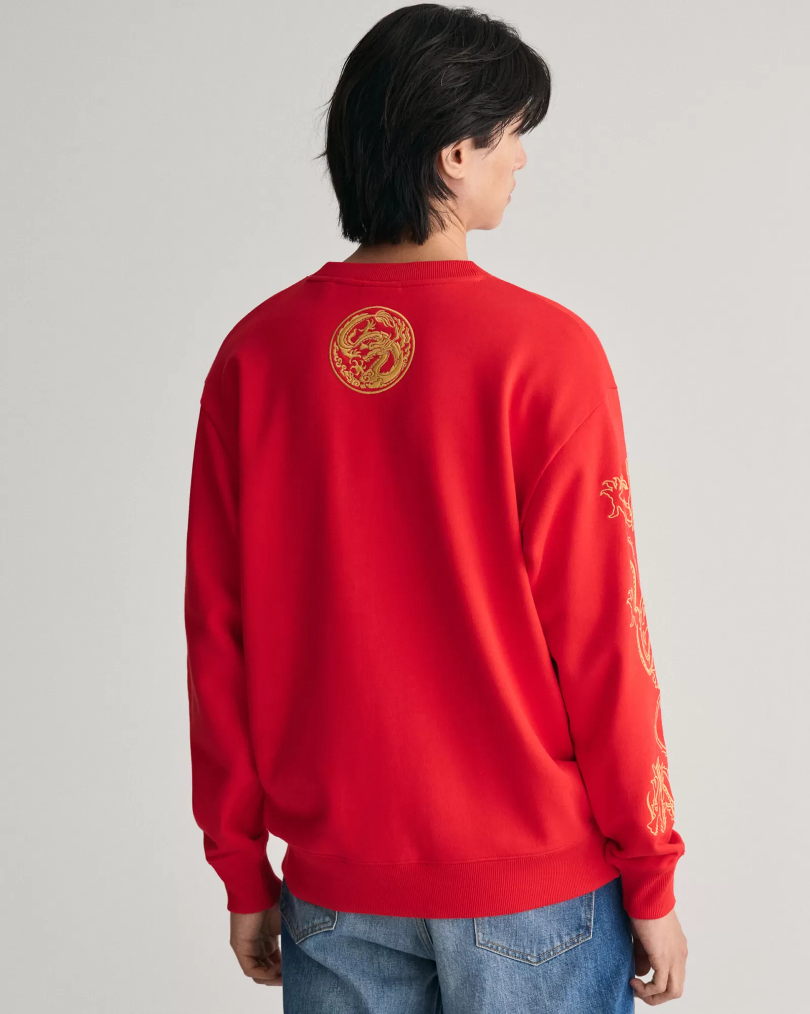 GANT Dragon Crest Crew Neck Sweatshirt | Hoodies & Tröjor