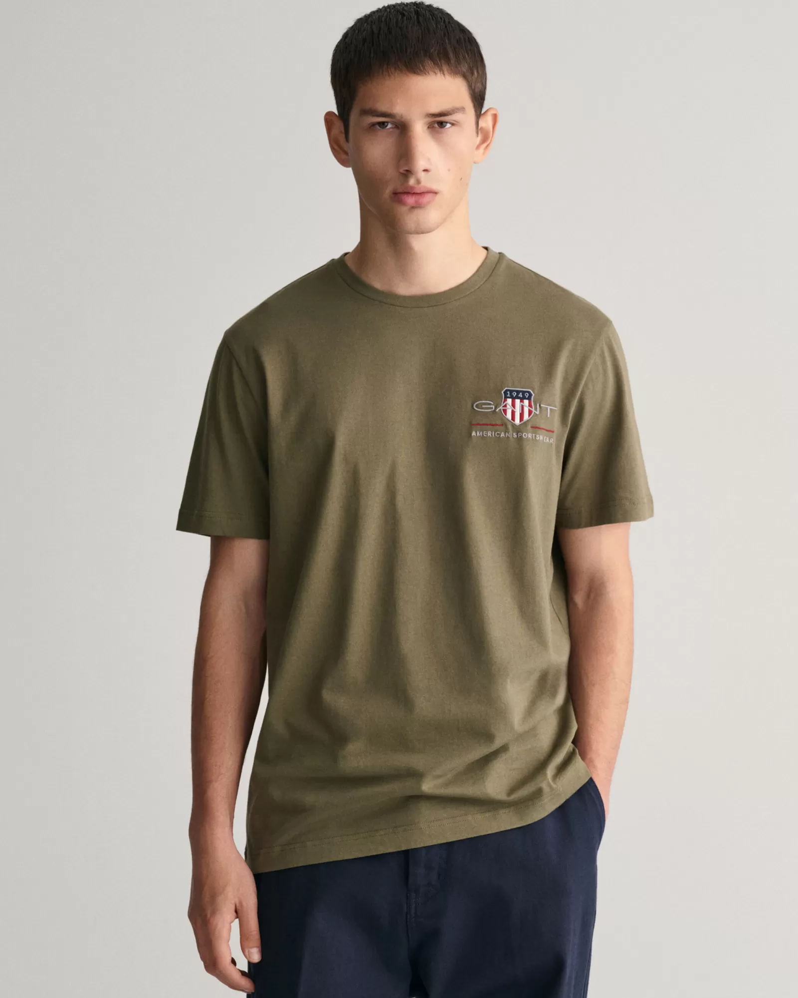 GANT Embroidered Archive Shield T-Shirt | T-shirts